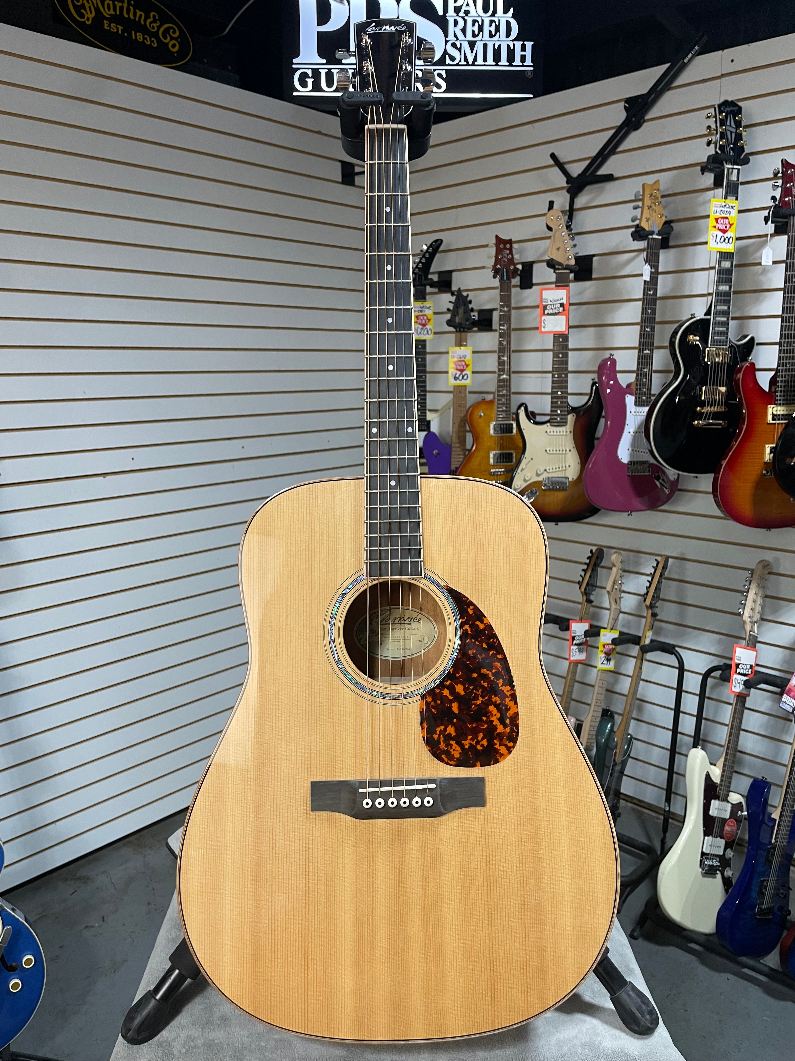 Larivee D-05 Acoustic Guitar - Natural w/OHSC & PLEK*D #588