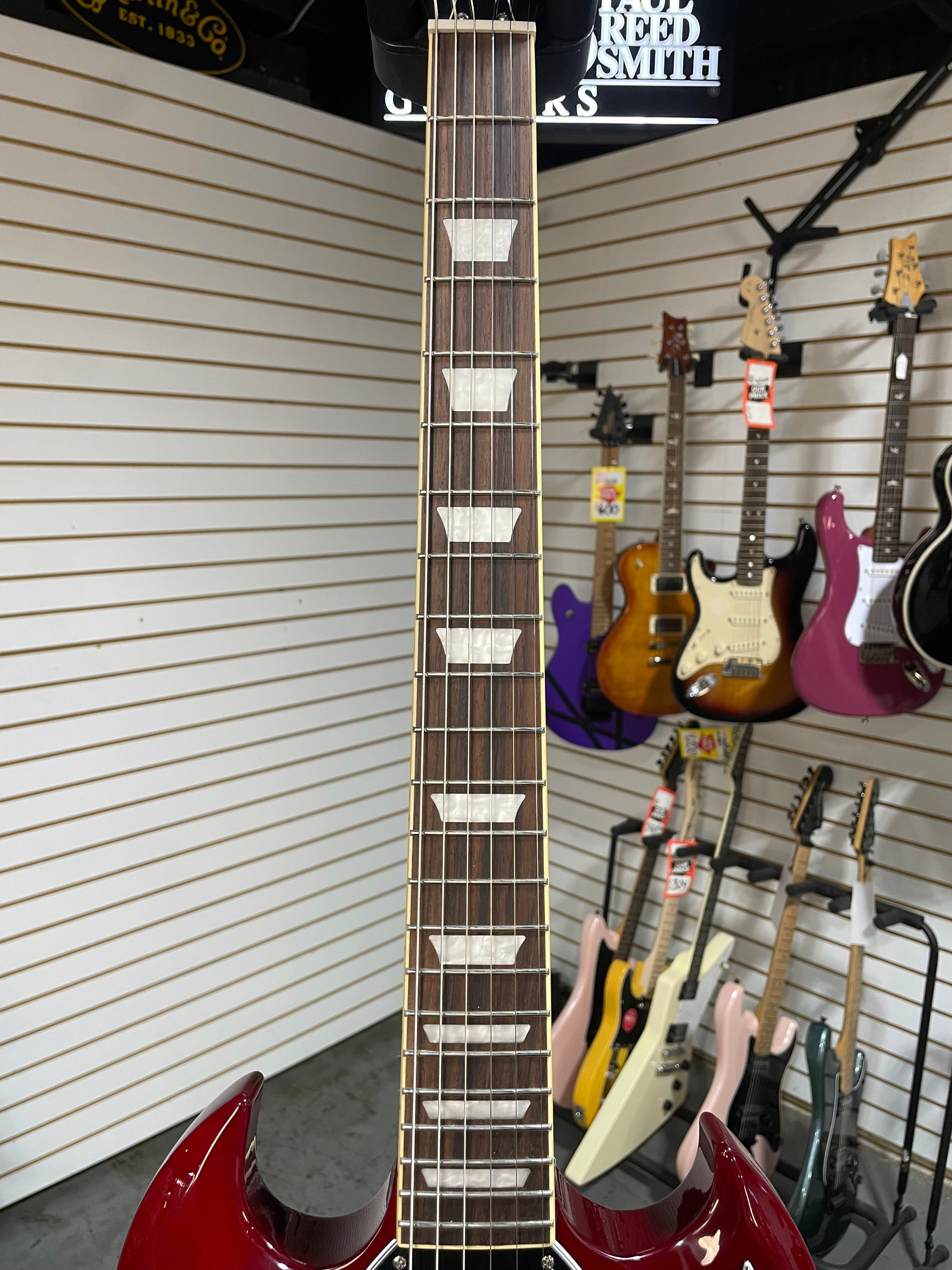 Epiphone SG Standard Electric Guitar - Cherry w/ Gig Bag & PLEK*D #614