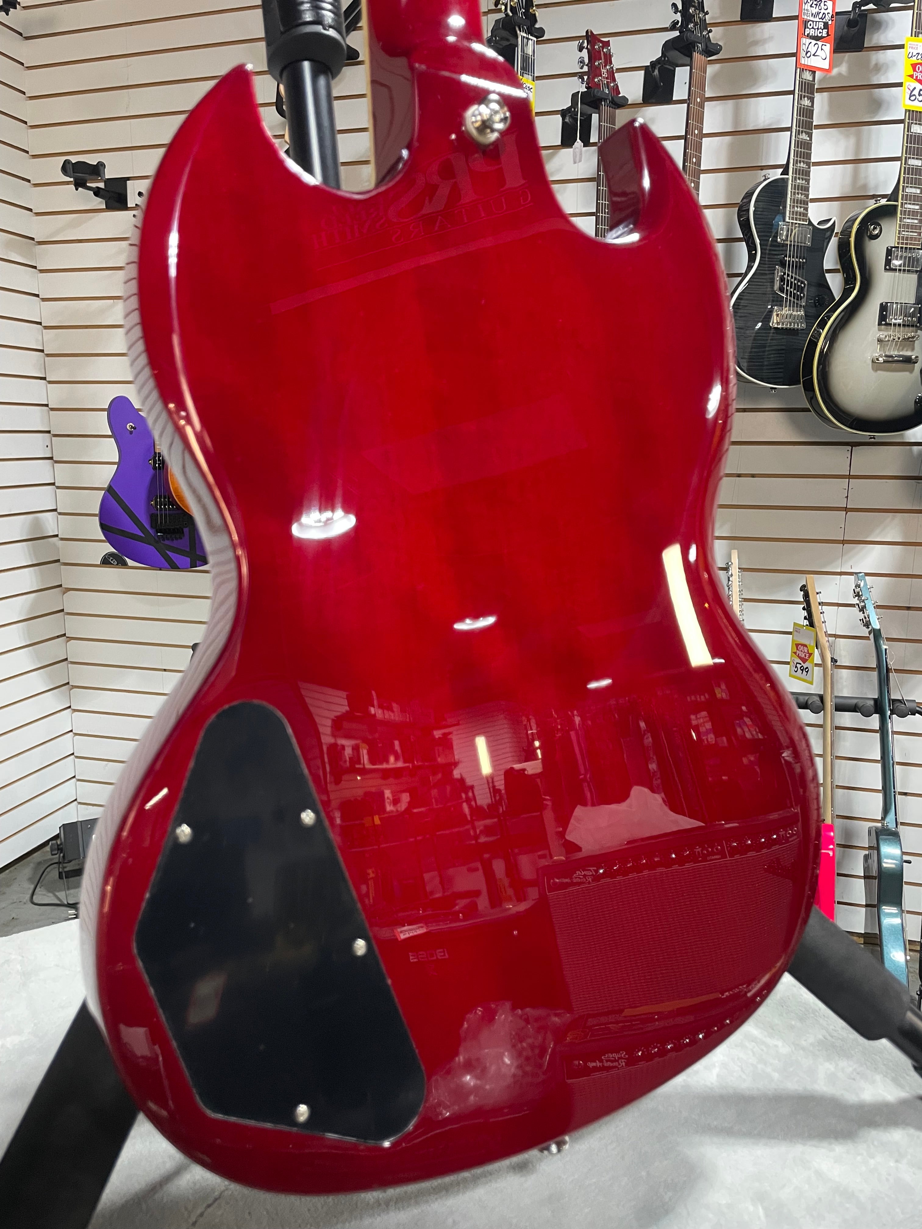 Epiphone SG Standard Electric Guitar - Cherry w/ Gig Bag & PLEK*D #614