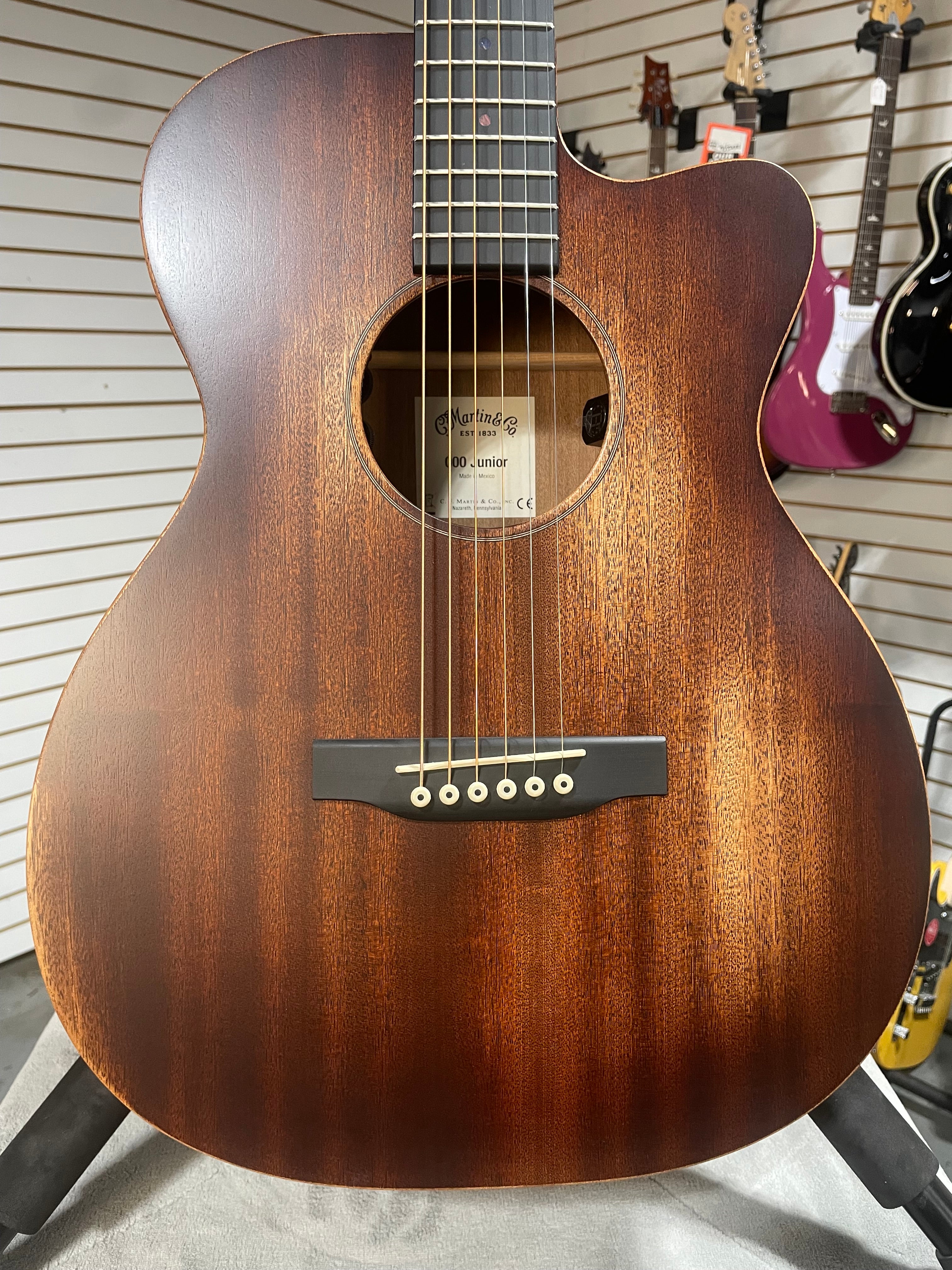 Martin 000C Jr-E StreetMaster Acoustic-electric Guitar - Dark Mahogany & PLEK*D