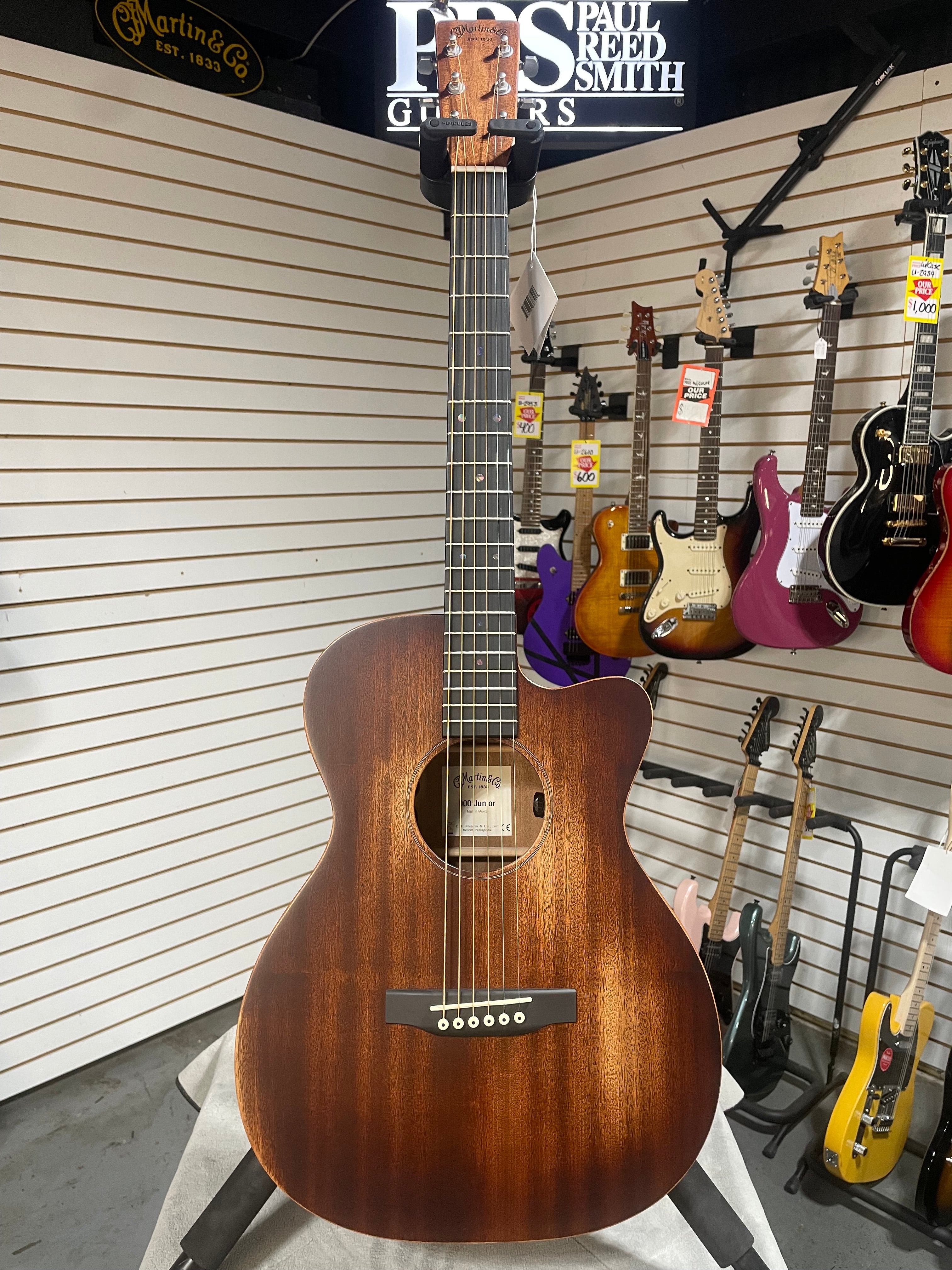 Martin 000C Jr-E StreetMaster Acoustic-electric Guitar - Dark Mahogany & PLEK*D