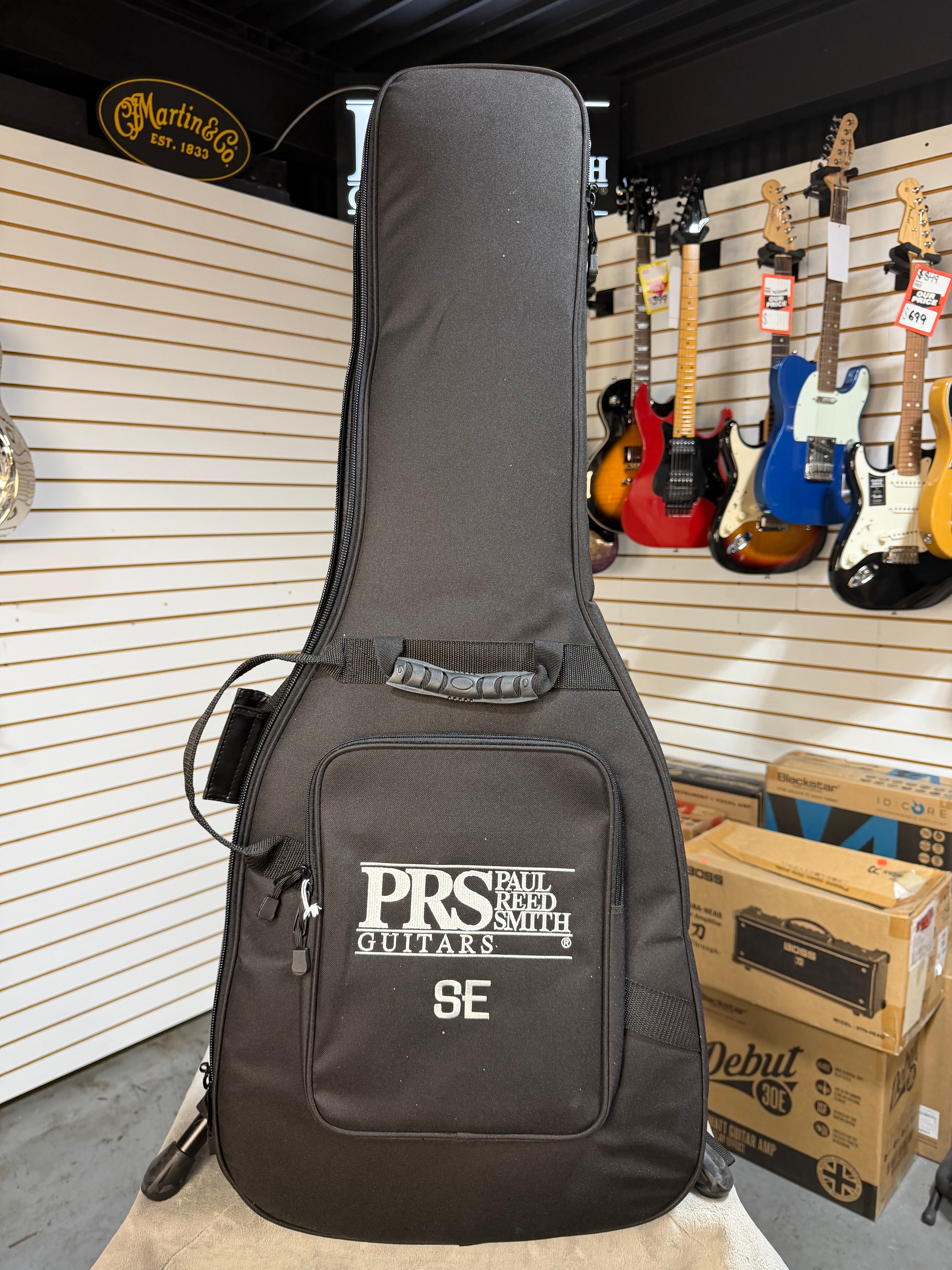 PRS SE Ed Sheeran Signature Hollowbody I Piezo Baritone Pink Ombre