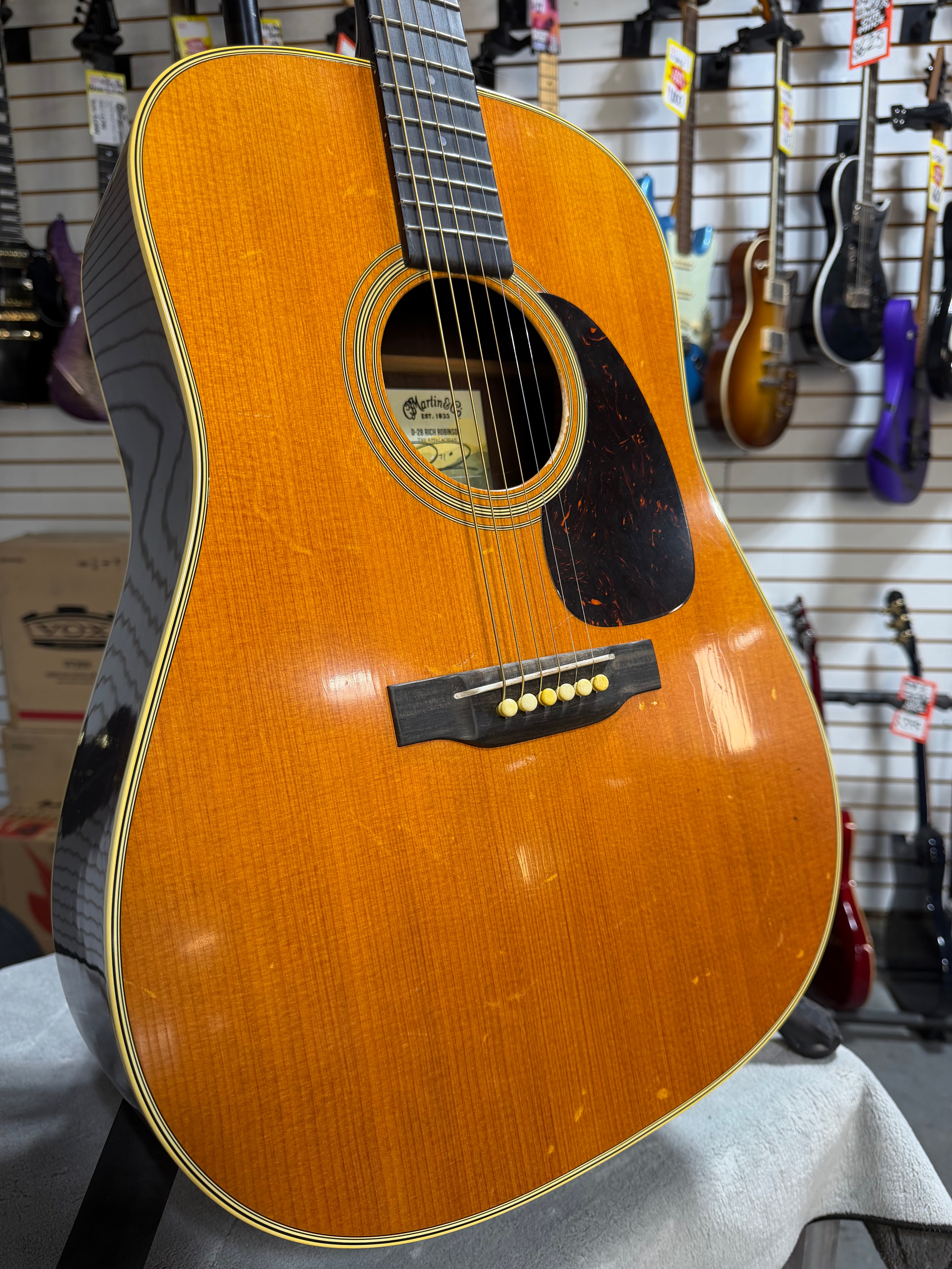 Martin Rich Robinson Signature D-28 Natural