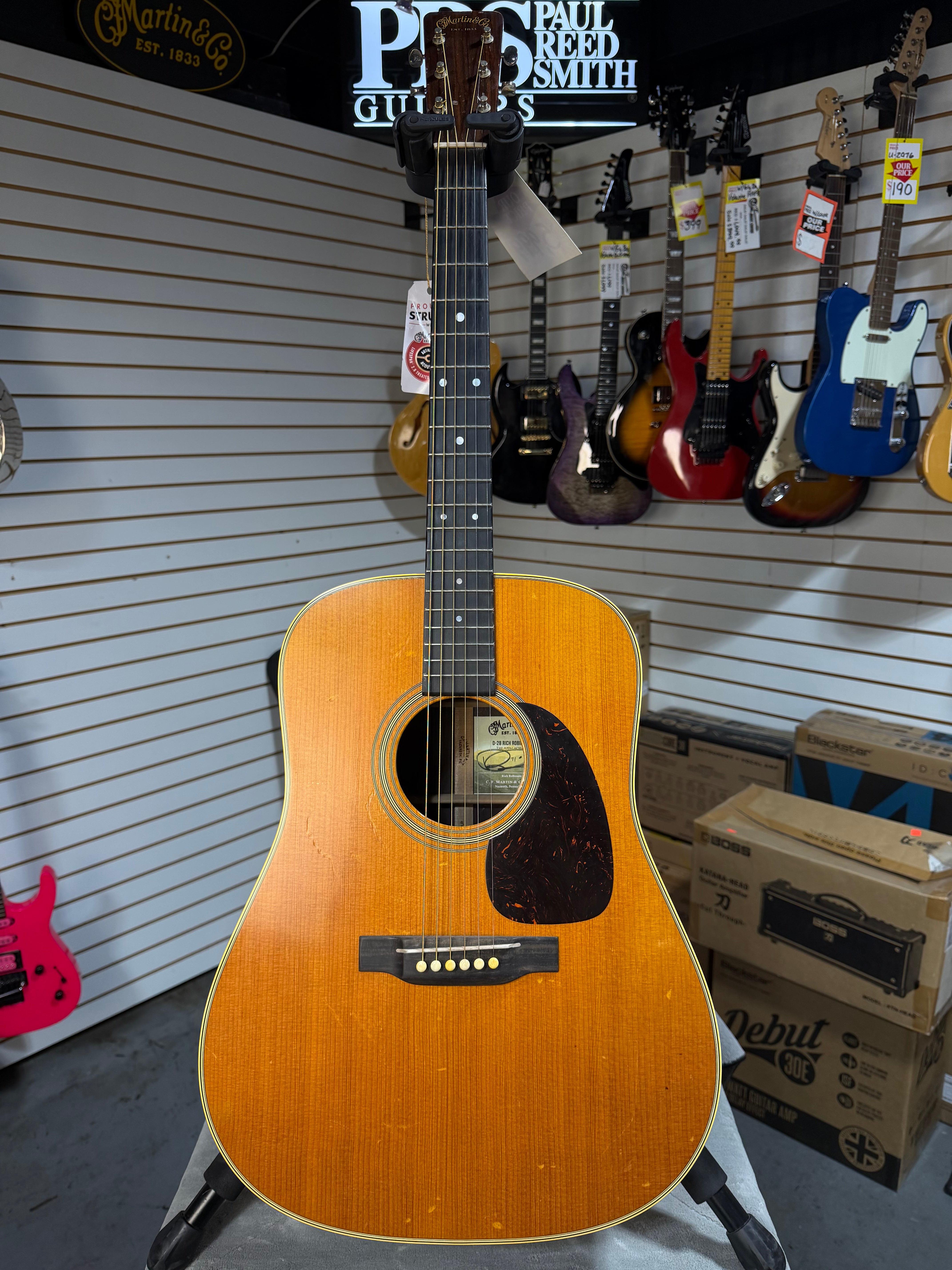 Martin Rich Robinson Signature D-28 Natural