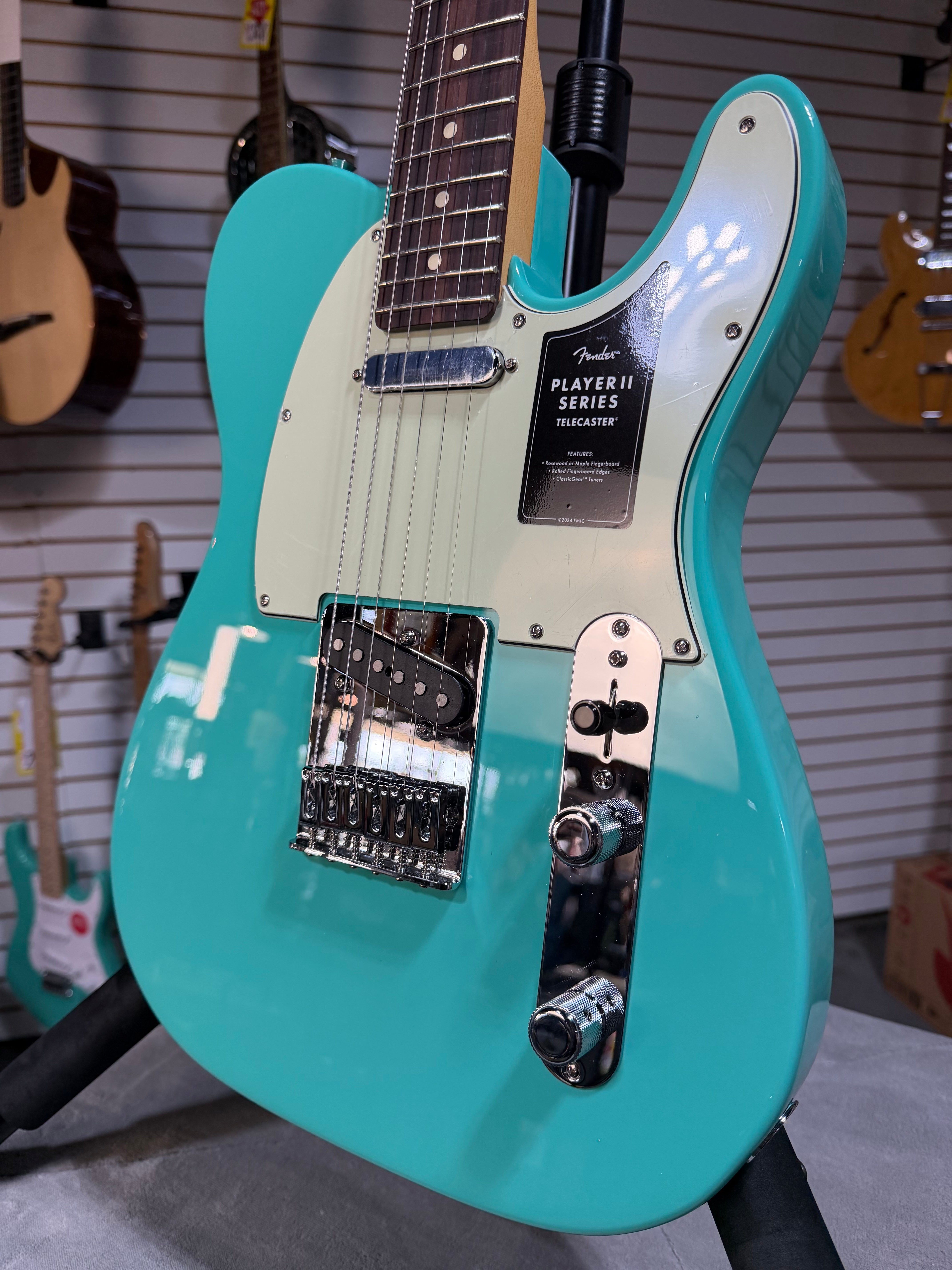 Fender 75th Anniversary Player II Telecaster Seafoam Green