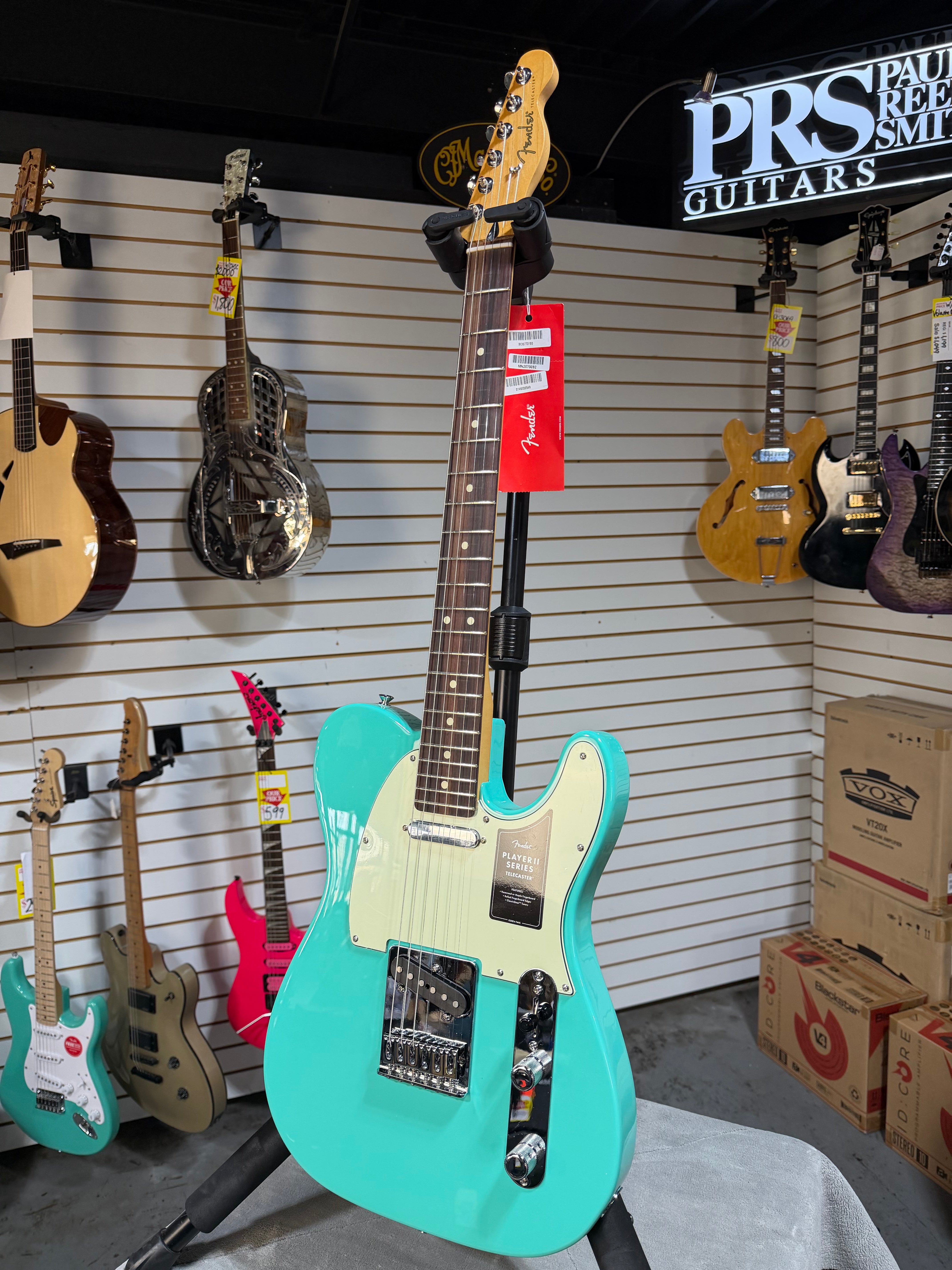 Fender 75th Anniversary Player II Telecaster Seafoam Green