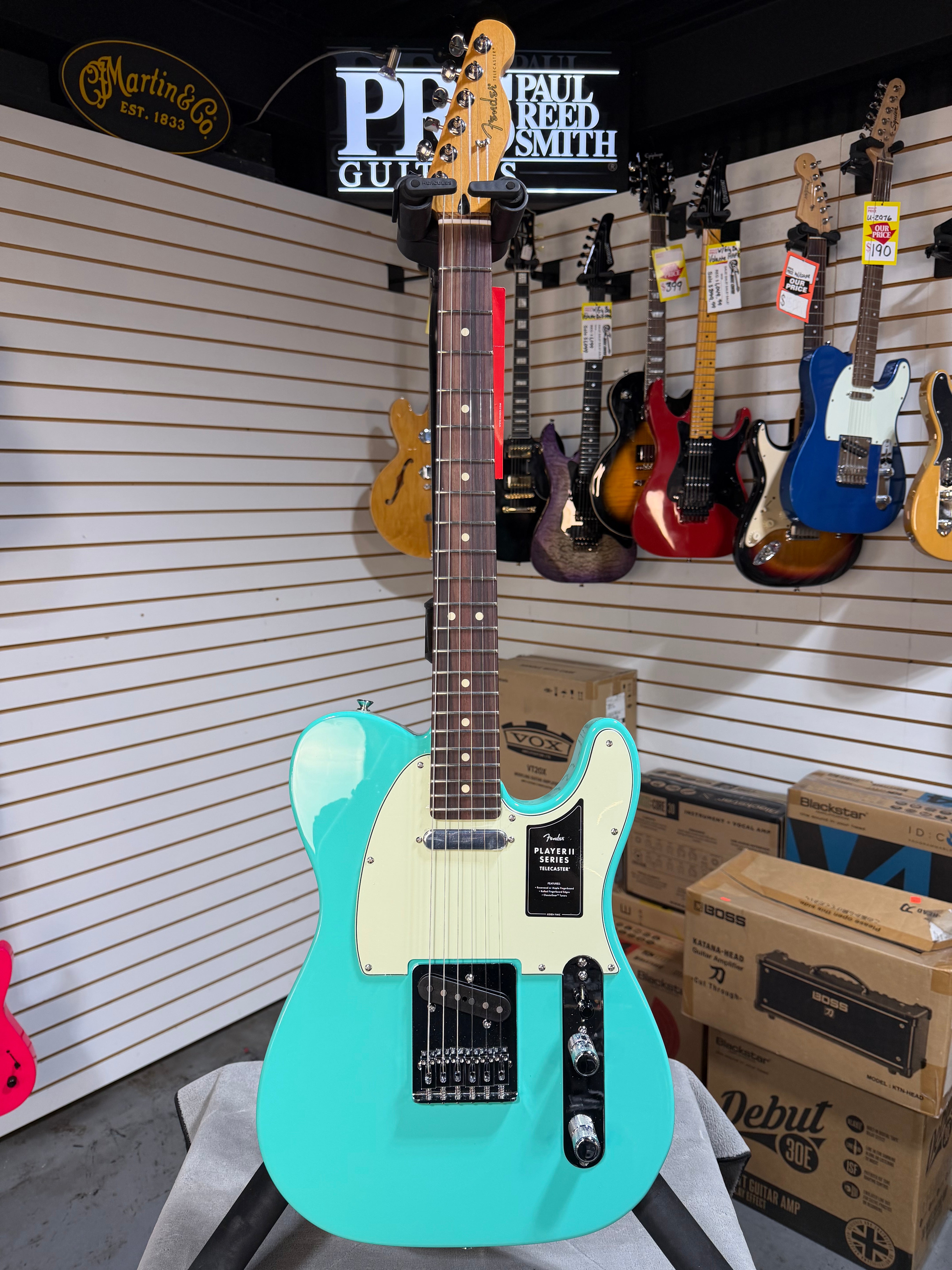 Fender 75th Anniversary Player II Telecaster Seafoam Green