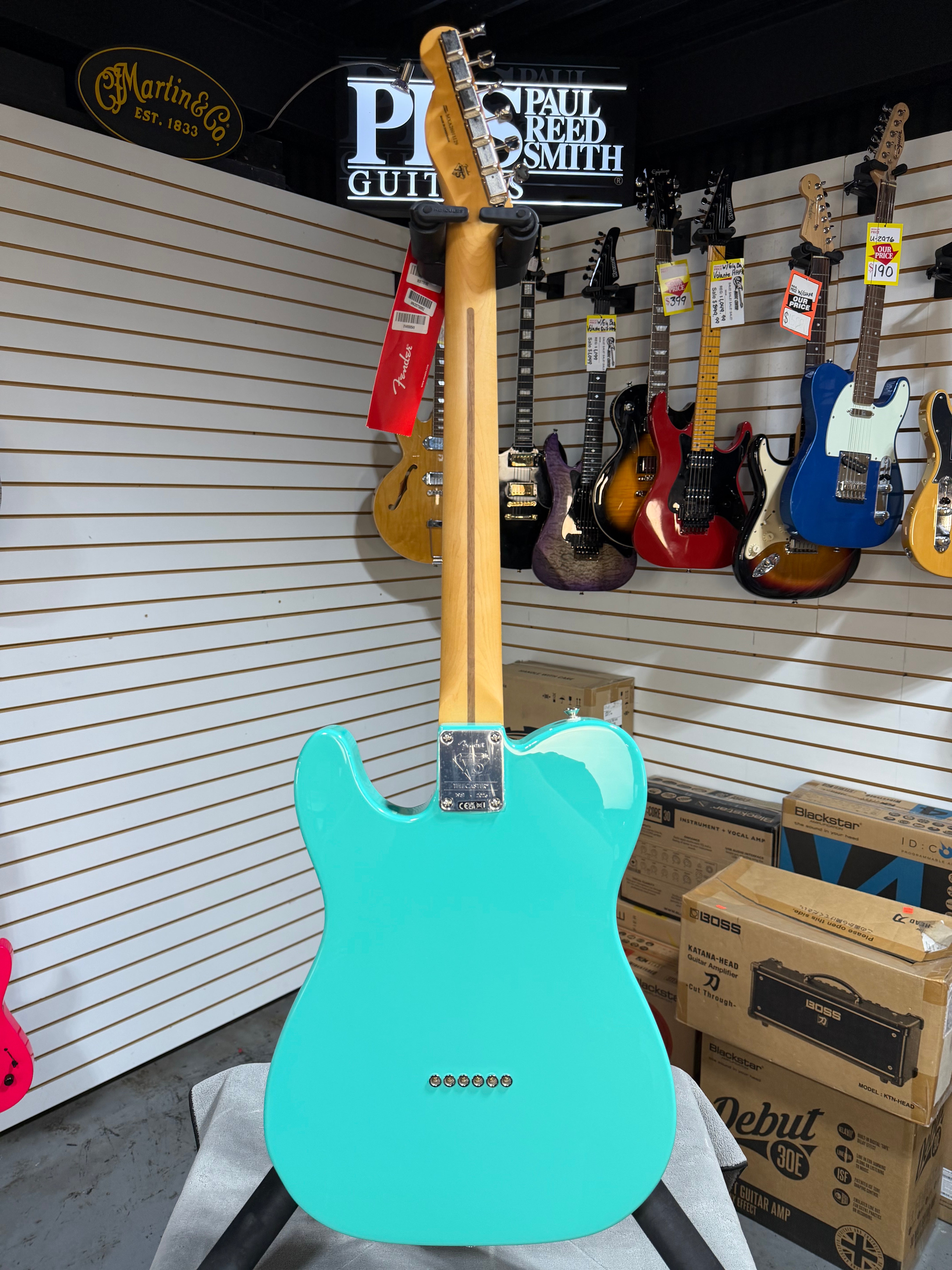 Fender 75th Anniversary Player II Telecaster Seafoam Green