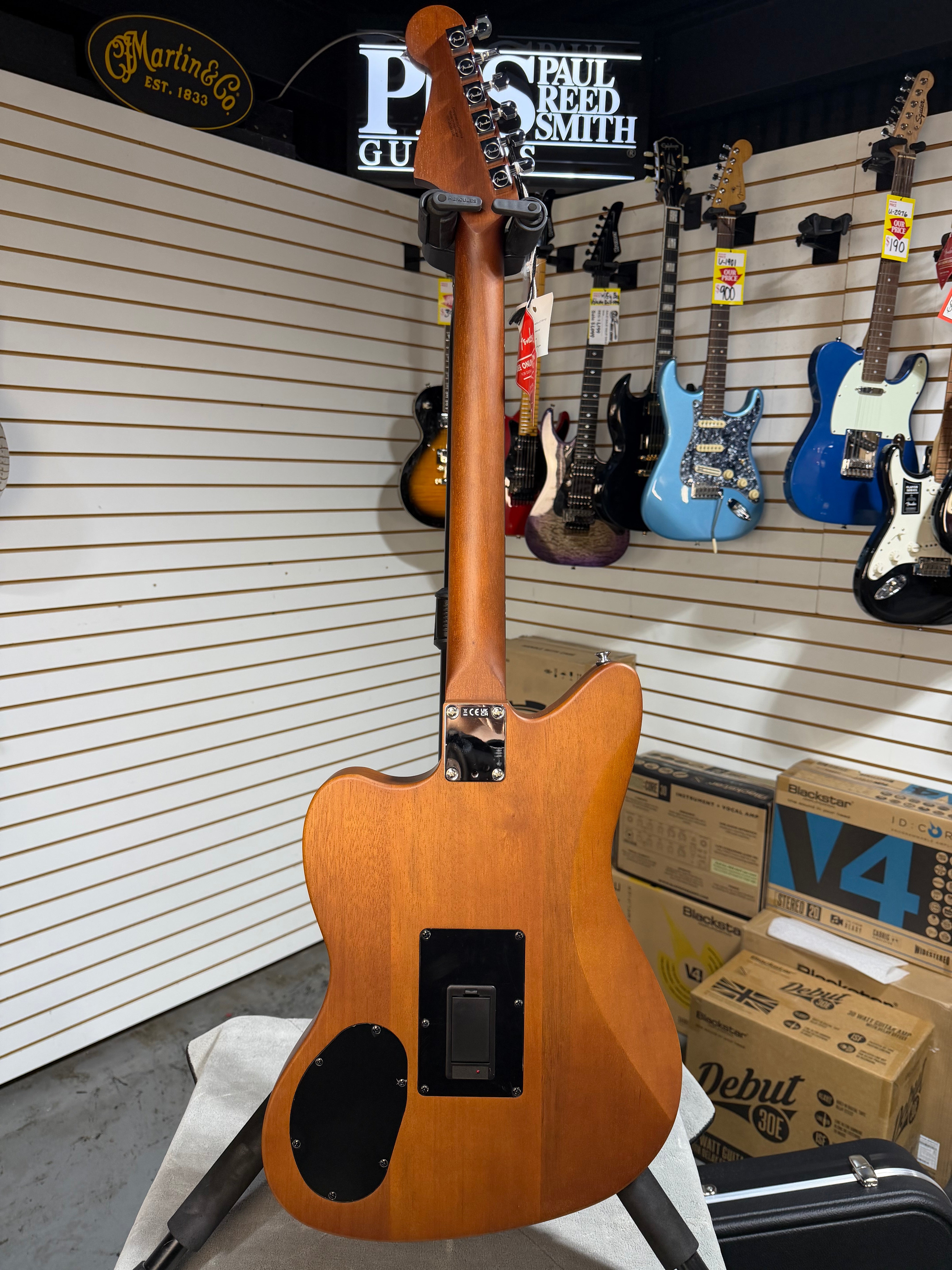 Fender Acoustasonic Standard Jazzmaster Aged Natural
