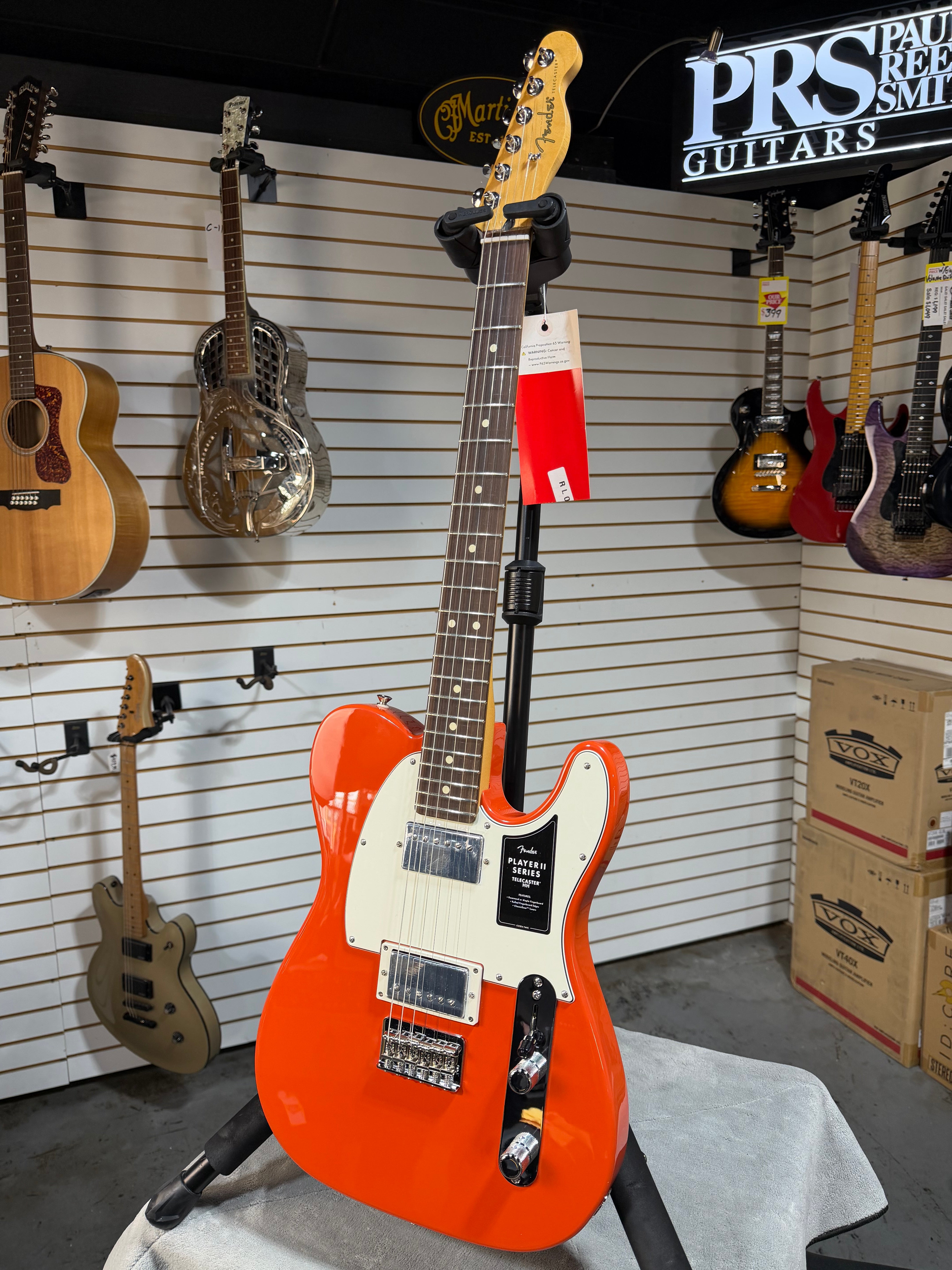 Fender Player II Telecaster HH Coral Red