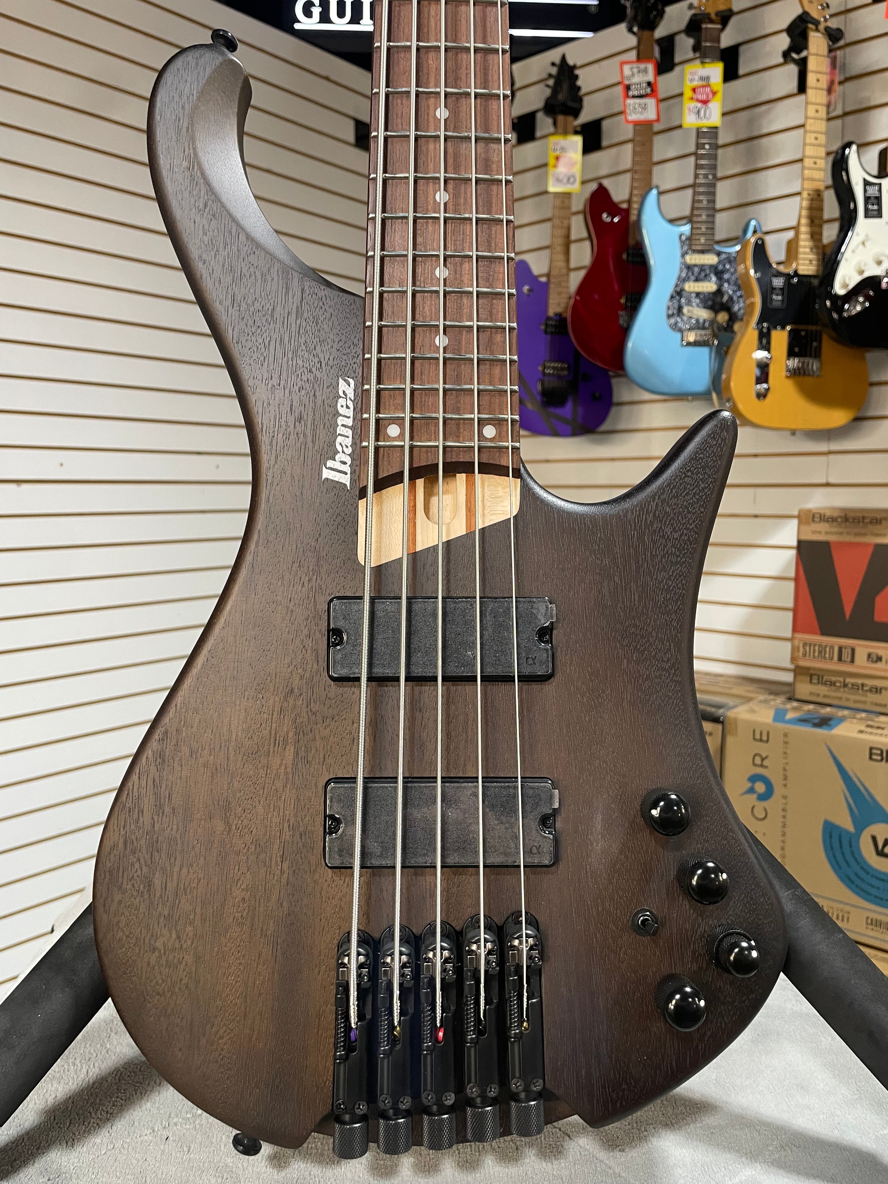 Ibanez EHB605 Walnut Flat