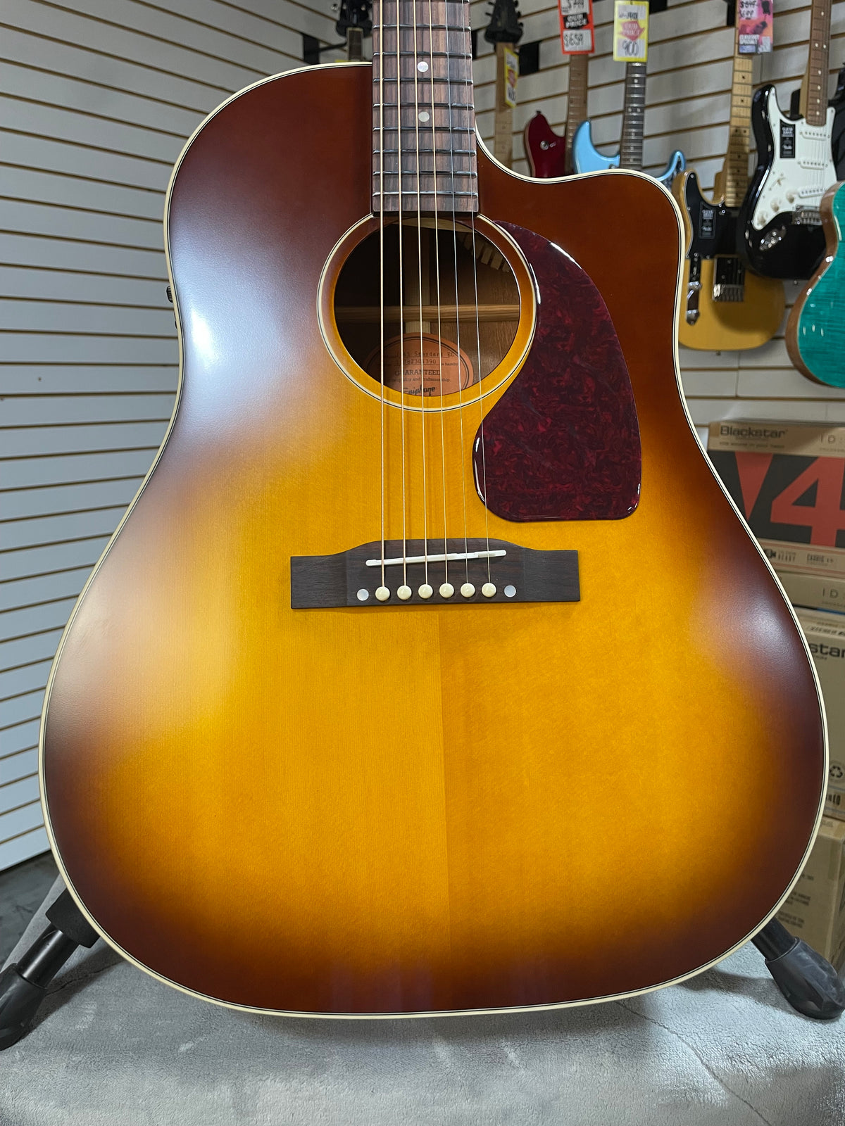 Epiphone Inspired by Gibson J-45 Standard EC Honeyburst