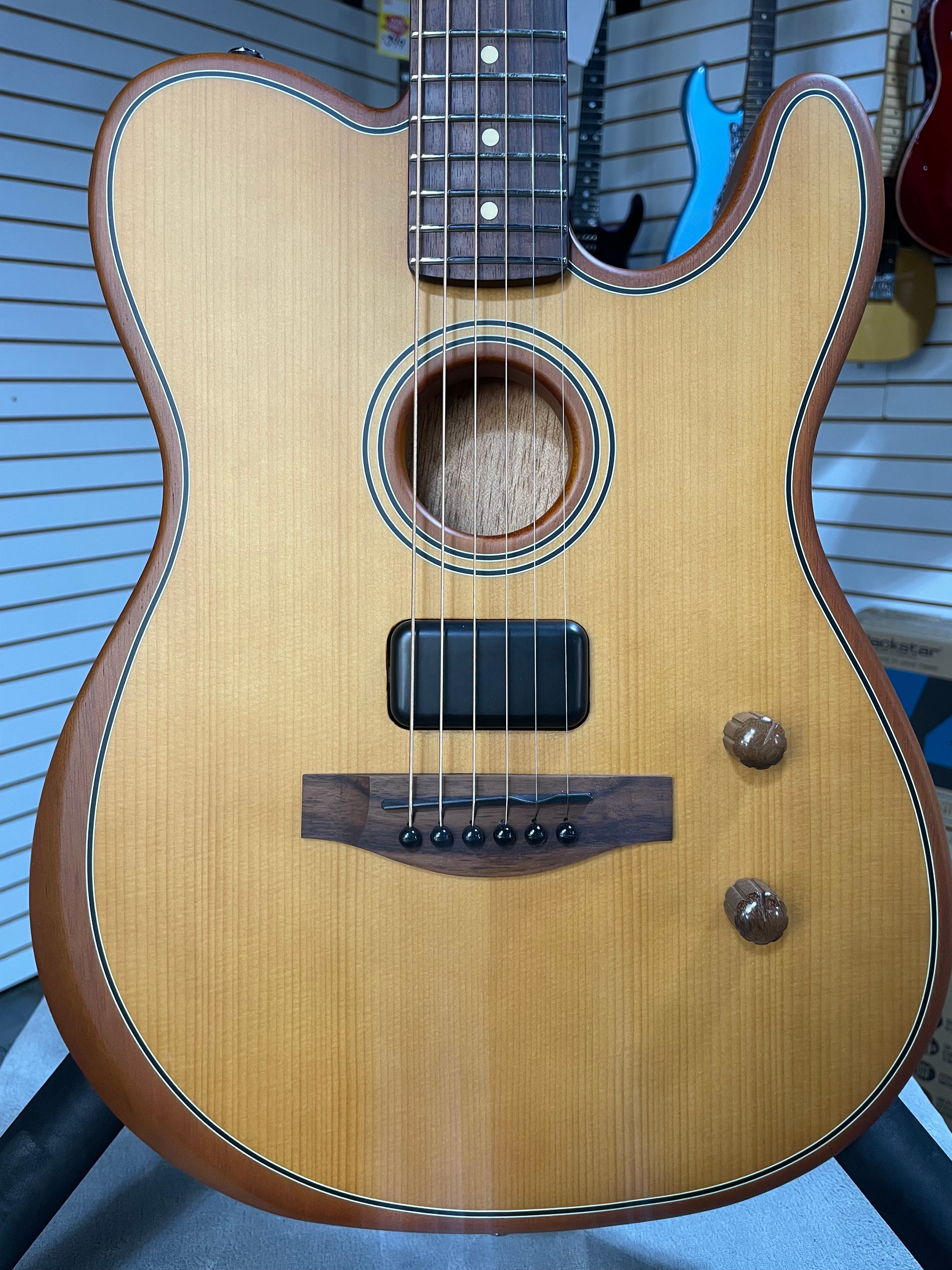 Fender Acoustasonic Standard Telecaster Aged Natural