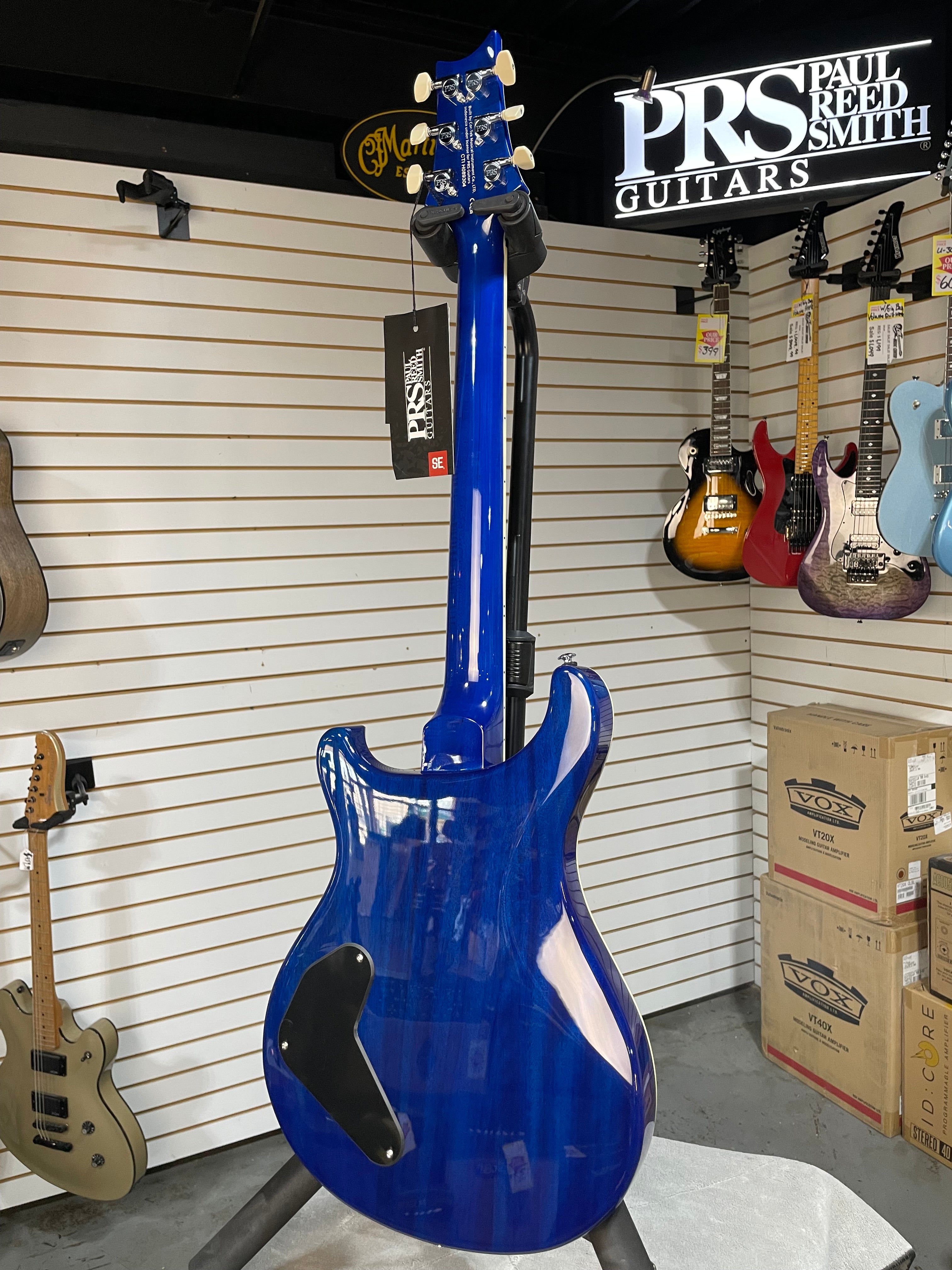 PRS SE Hollowbody I Piezo Lake Blue