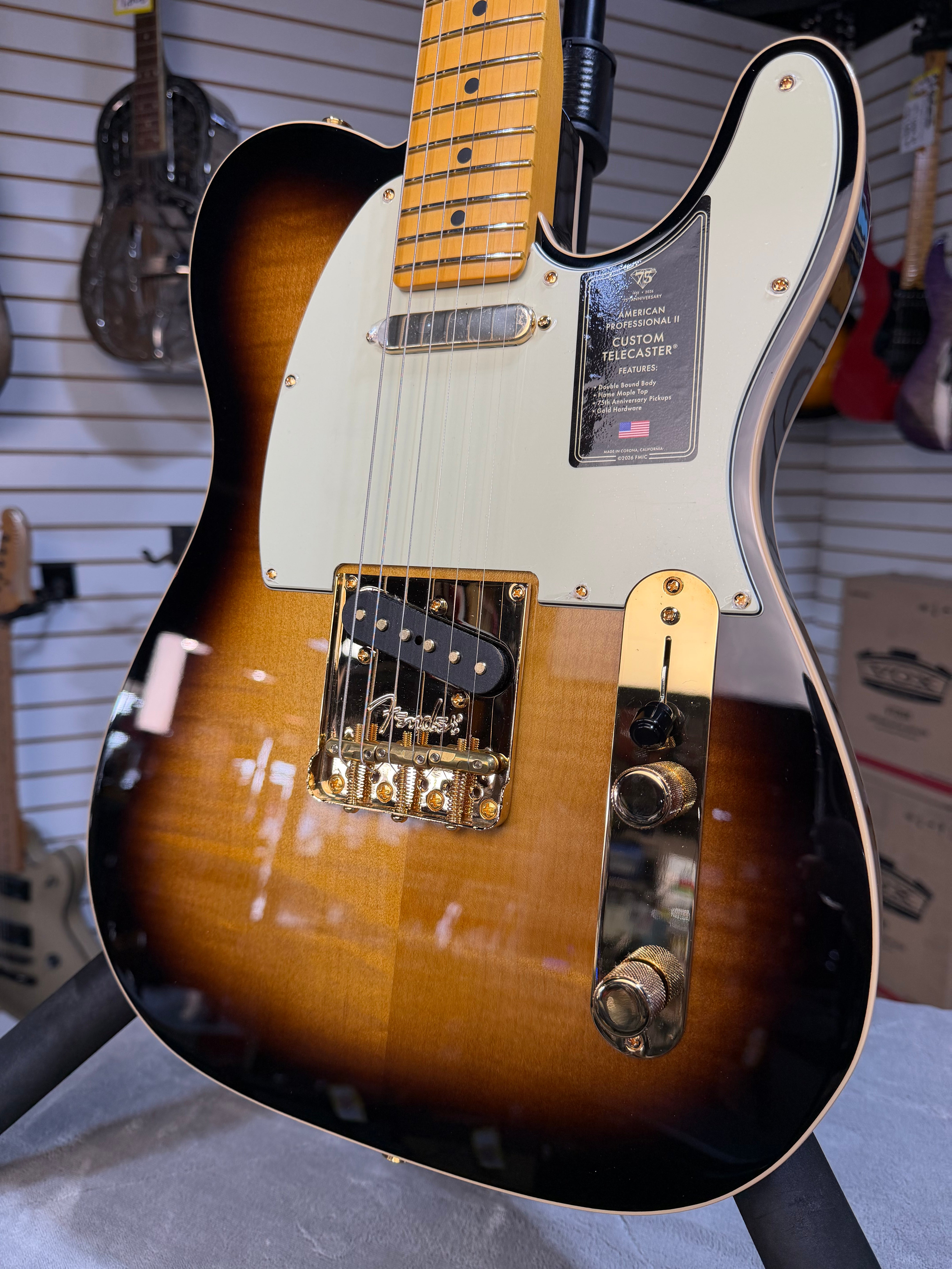 Fender 75th Anniversary American Professional II Custom Telecaster 2-Color Sunburst