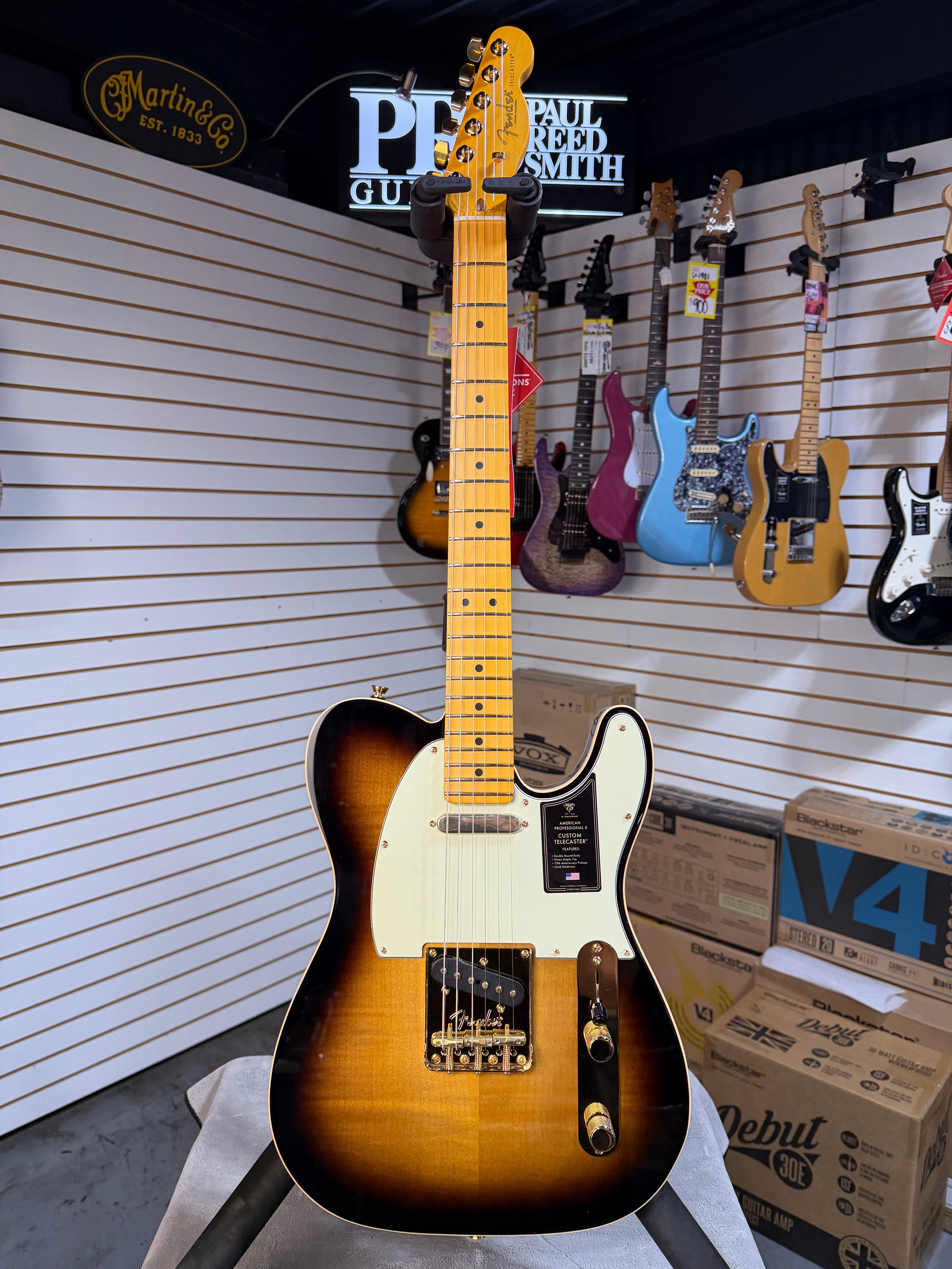 Fender 75th Anniversary American Professional II Custom Telecaster 2-Color Sunburst