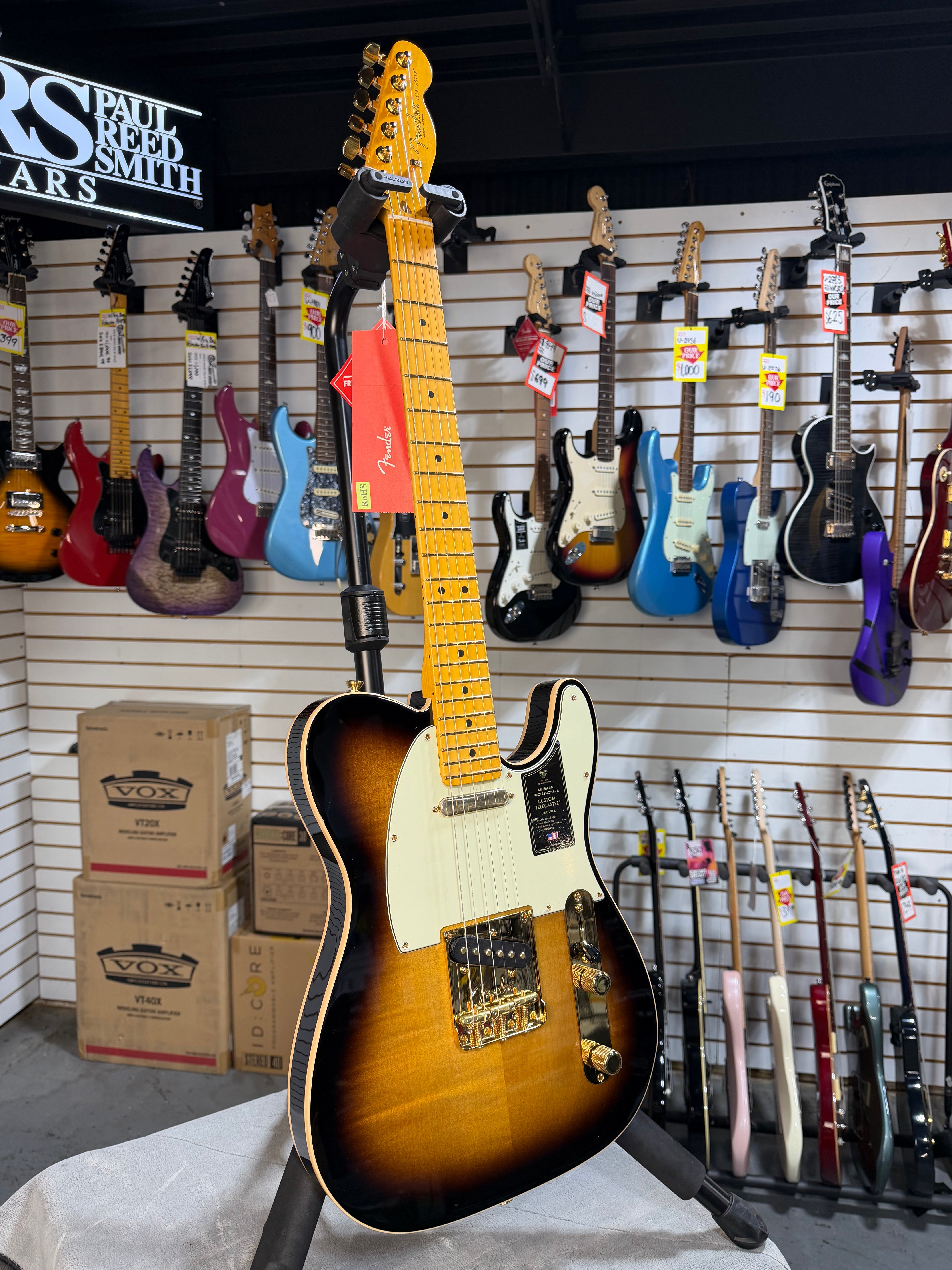 Fender 75th Anniversary American Professional II Custom Telecaster 2-Color Sunburst