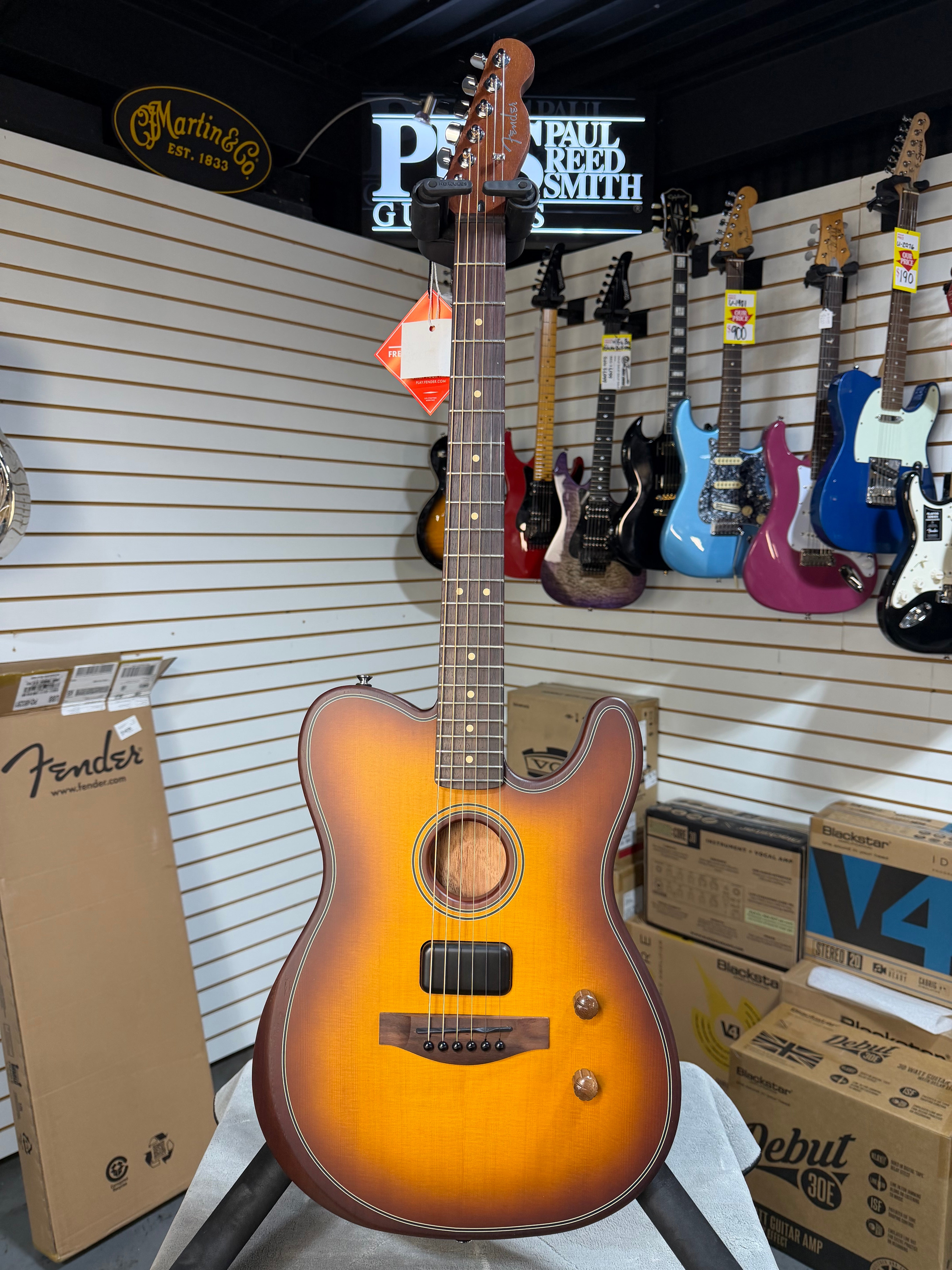 Fender Acoustasonic Standard Telecaster Honey Burst