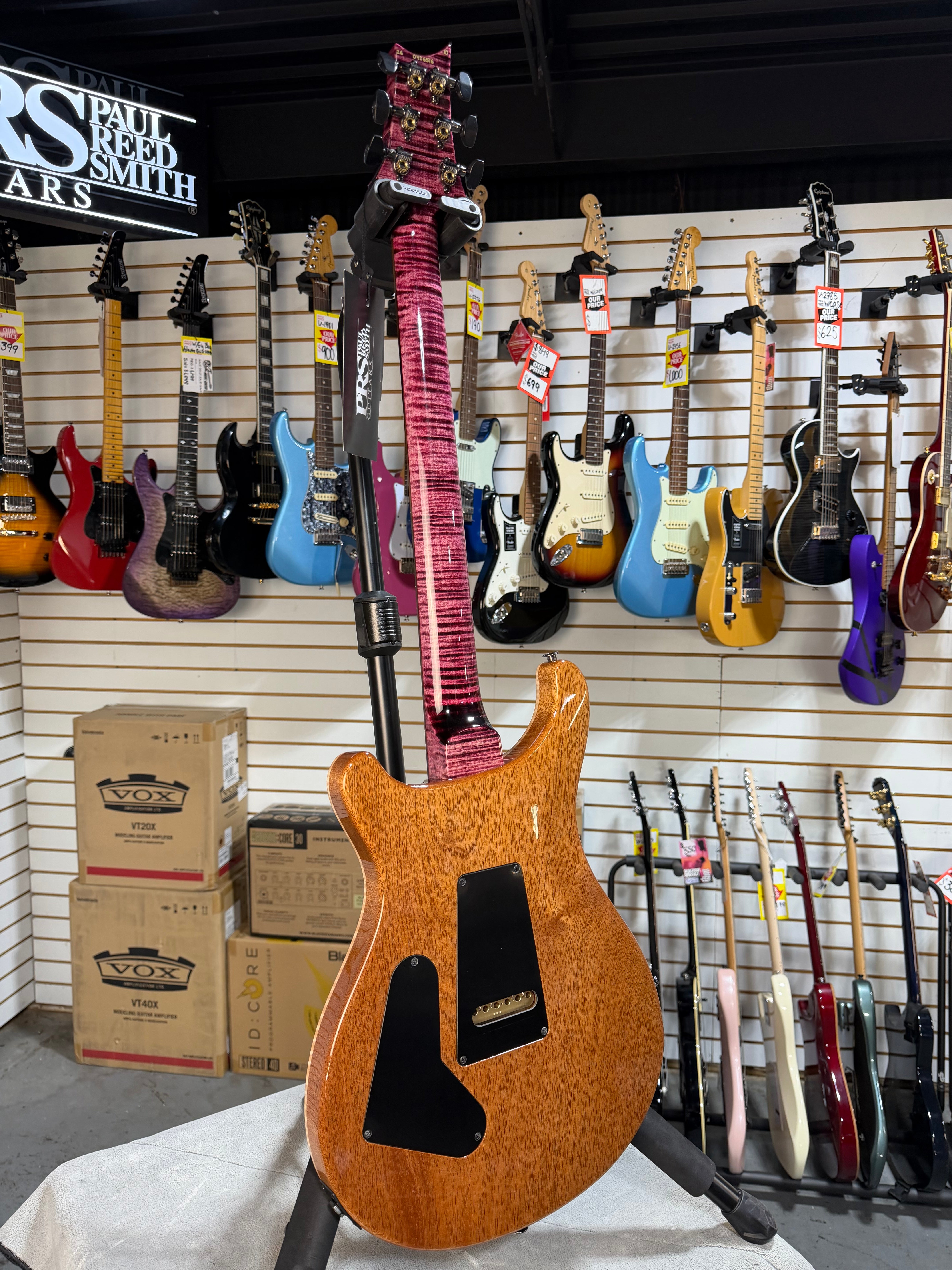 PRS Custom 24-08 10-Top Pomegranate