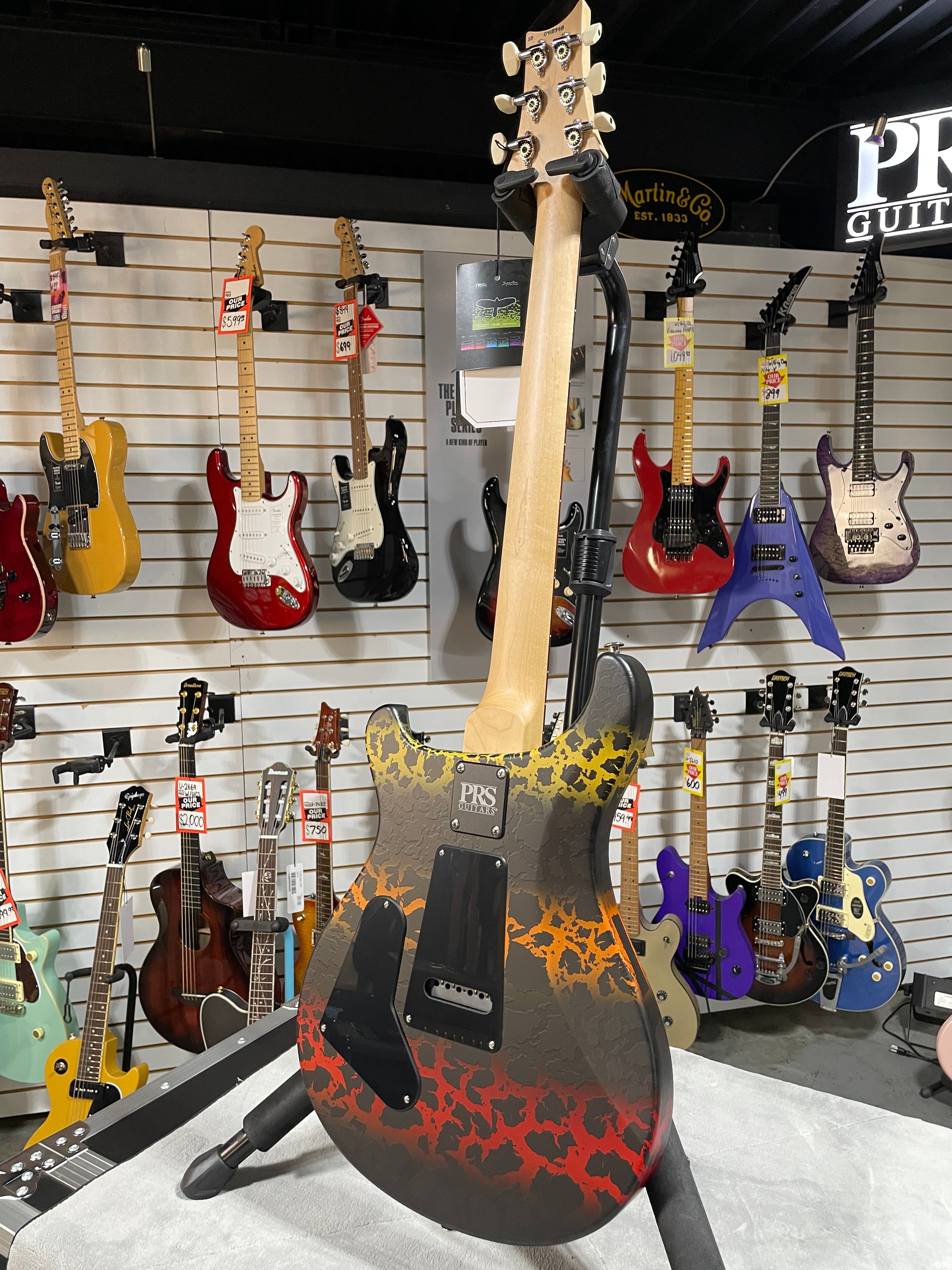 PRS CE 24 Semi Hollow 2025 - Sprayers Choice w/ Gig Bag & PLEK*D #398