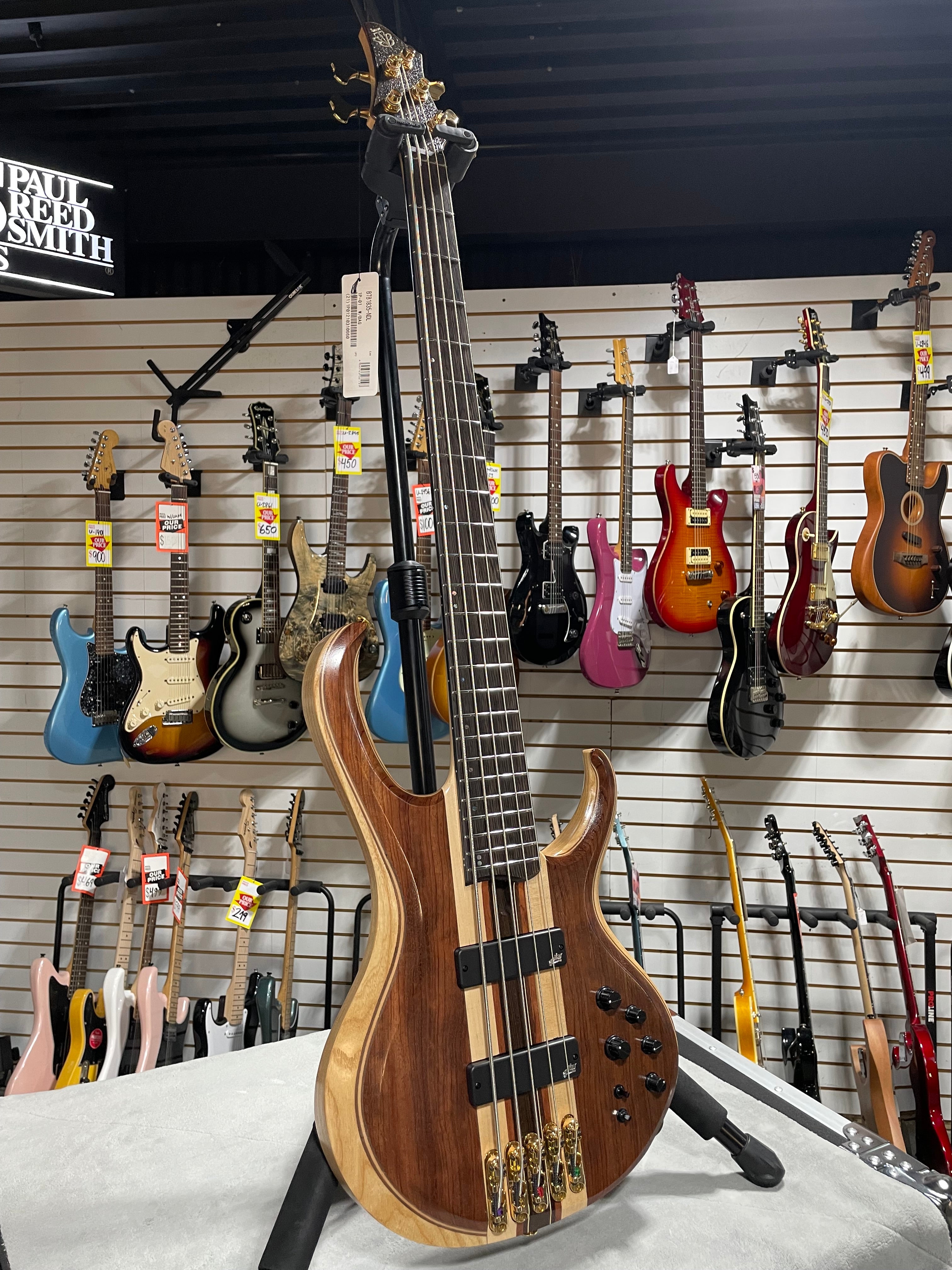 Ibanez BTB 1835 - Natural Shadow Low Gloss w/ Gig Bag & PLEK*D #660