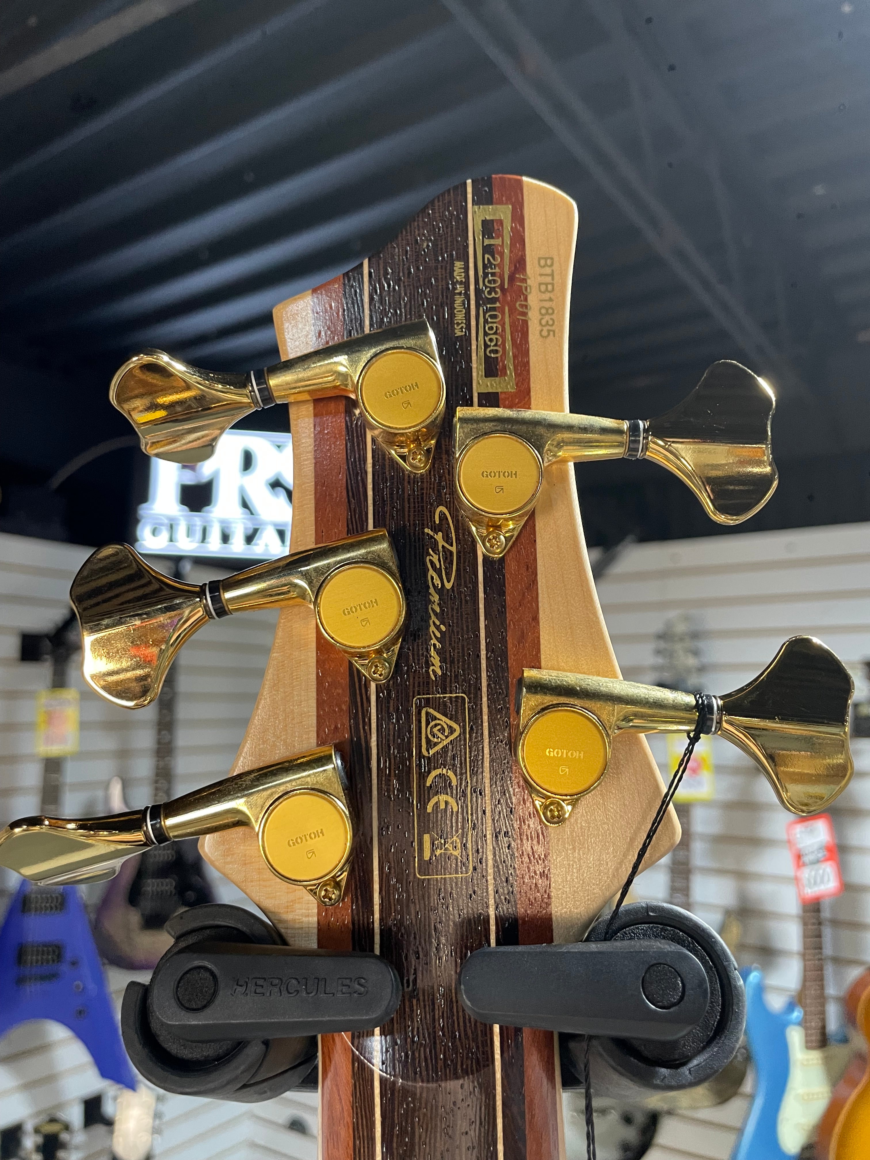 Ibanez BTB 1835 - Natural Shadow Low Gloss w/ Gig Bag & PLEK*D #660