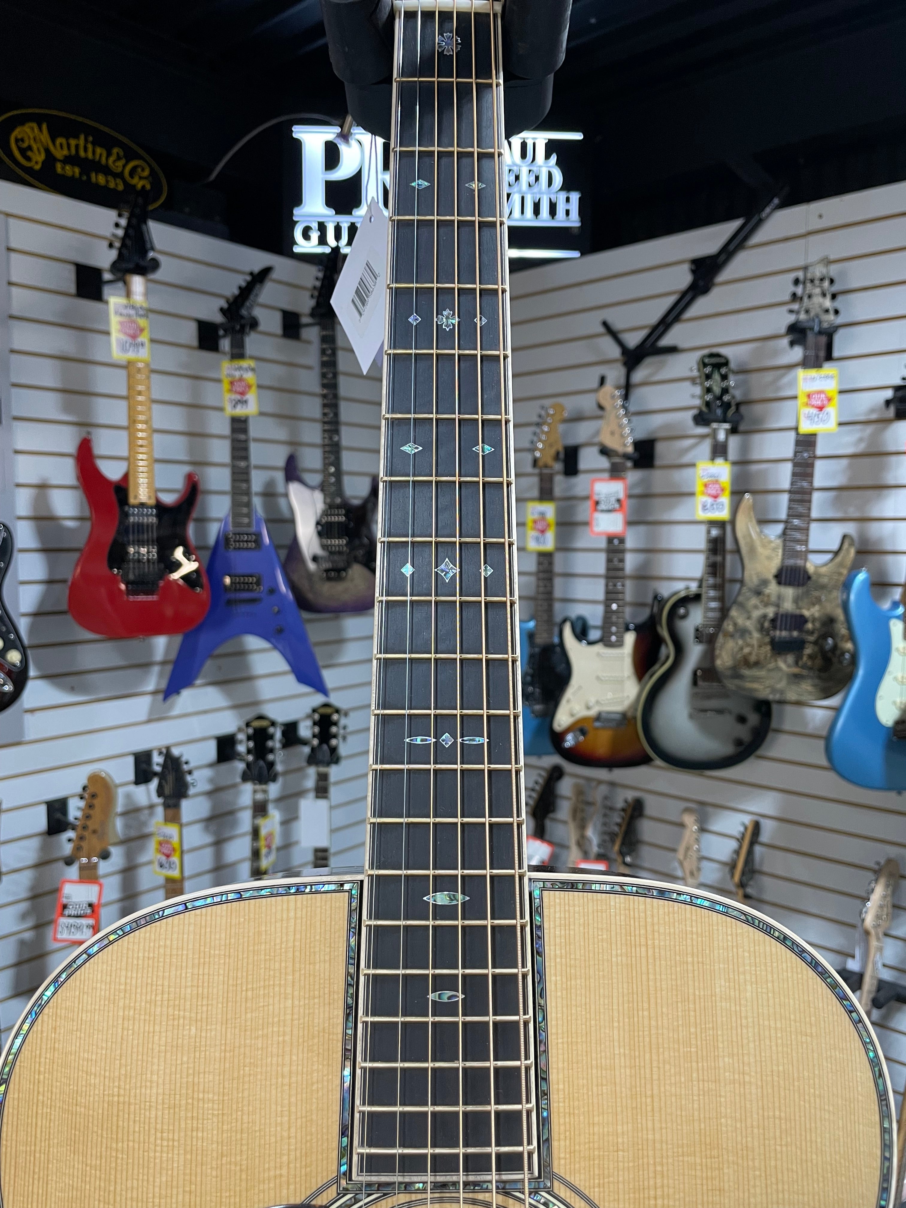 Martin 000-42 Modern Deluxe Left-Handed Acoustic Guitar - Natural W/OHSC & PLEK*D #368