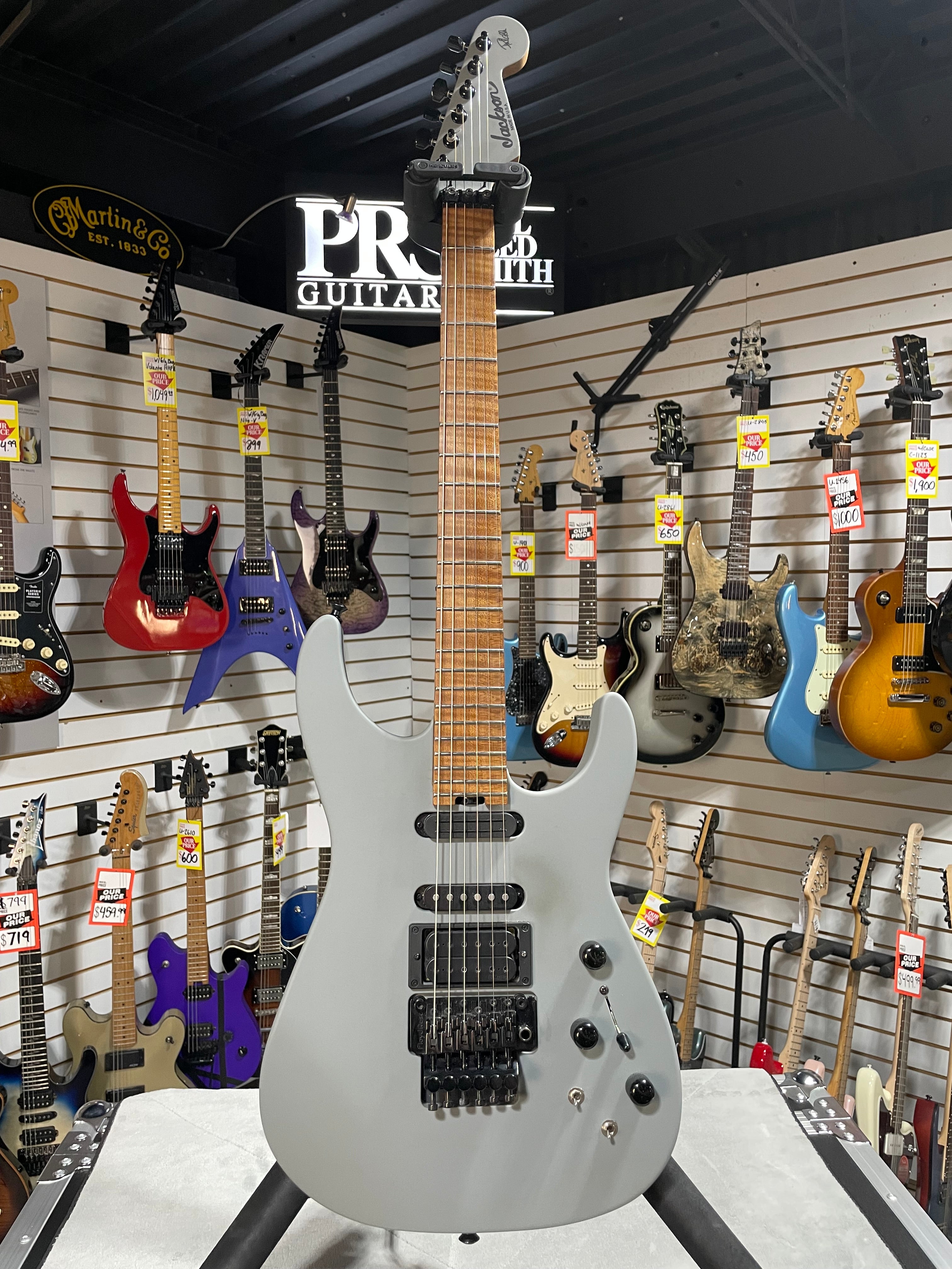 Jackson USA Series Phil Collen Signature PC1 - Satin Gray w/OHSC