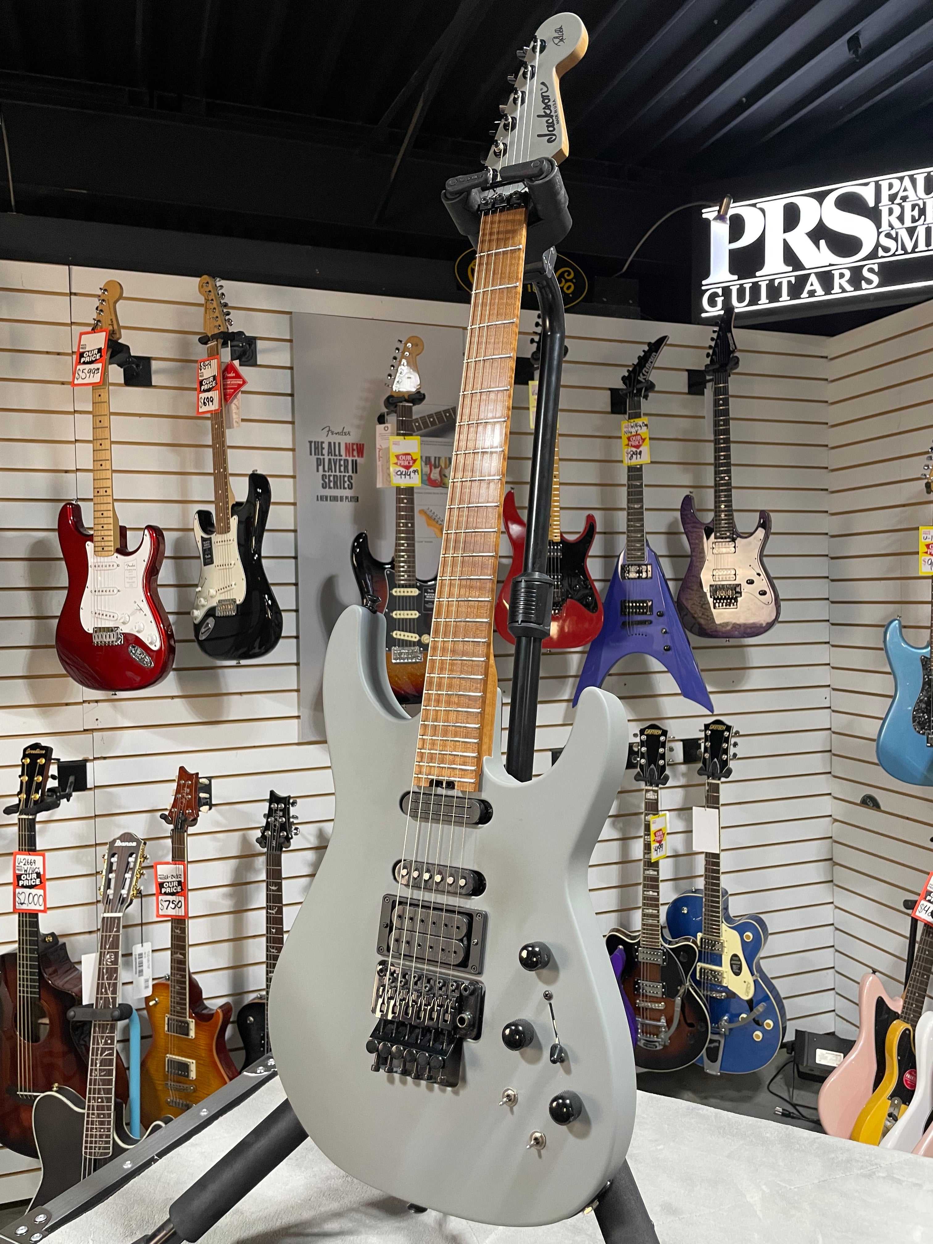 Jackson USA Series Phil Collen Signature PC1 - Satin Gray w/OHSC