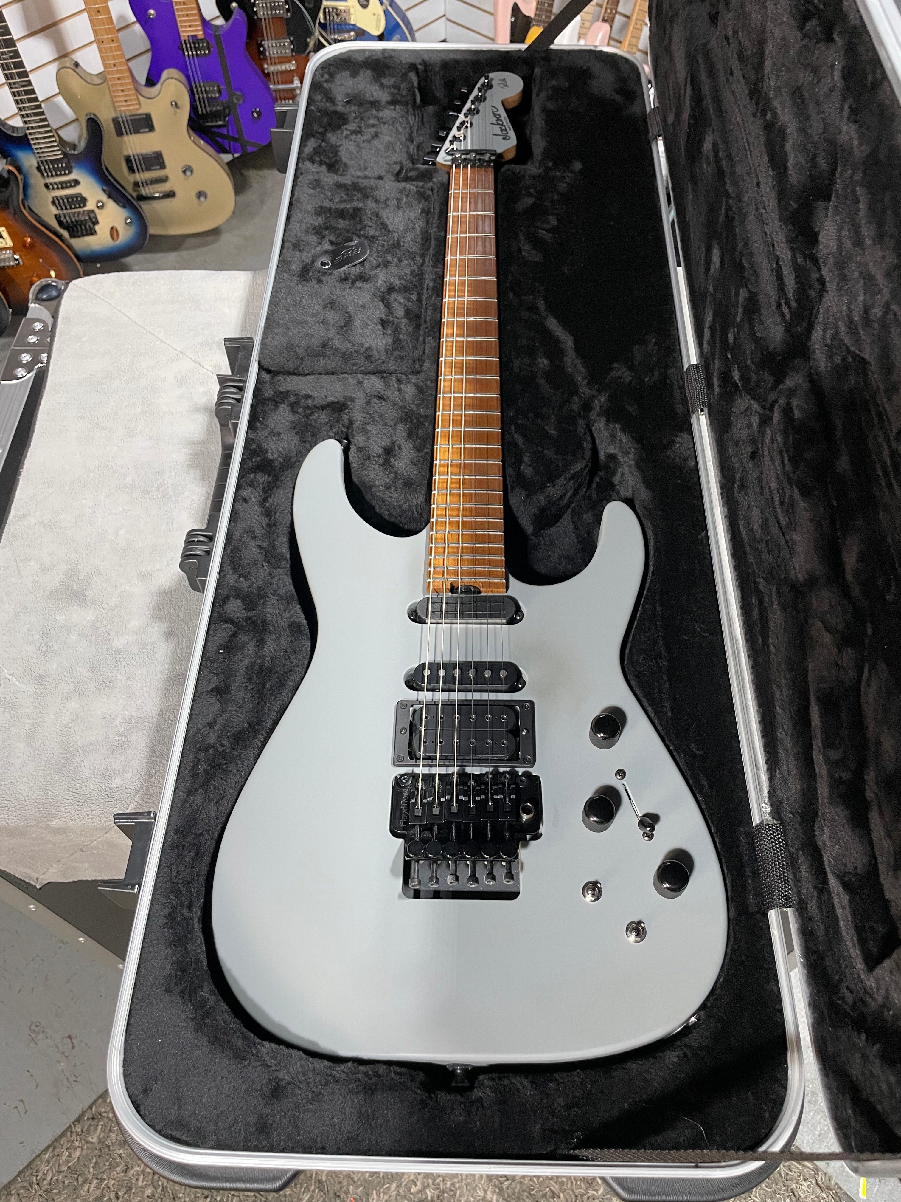 Jackson USA Series Phil Collen Signature PC1 - Satin Gray w/OHSC