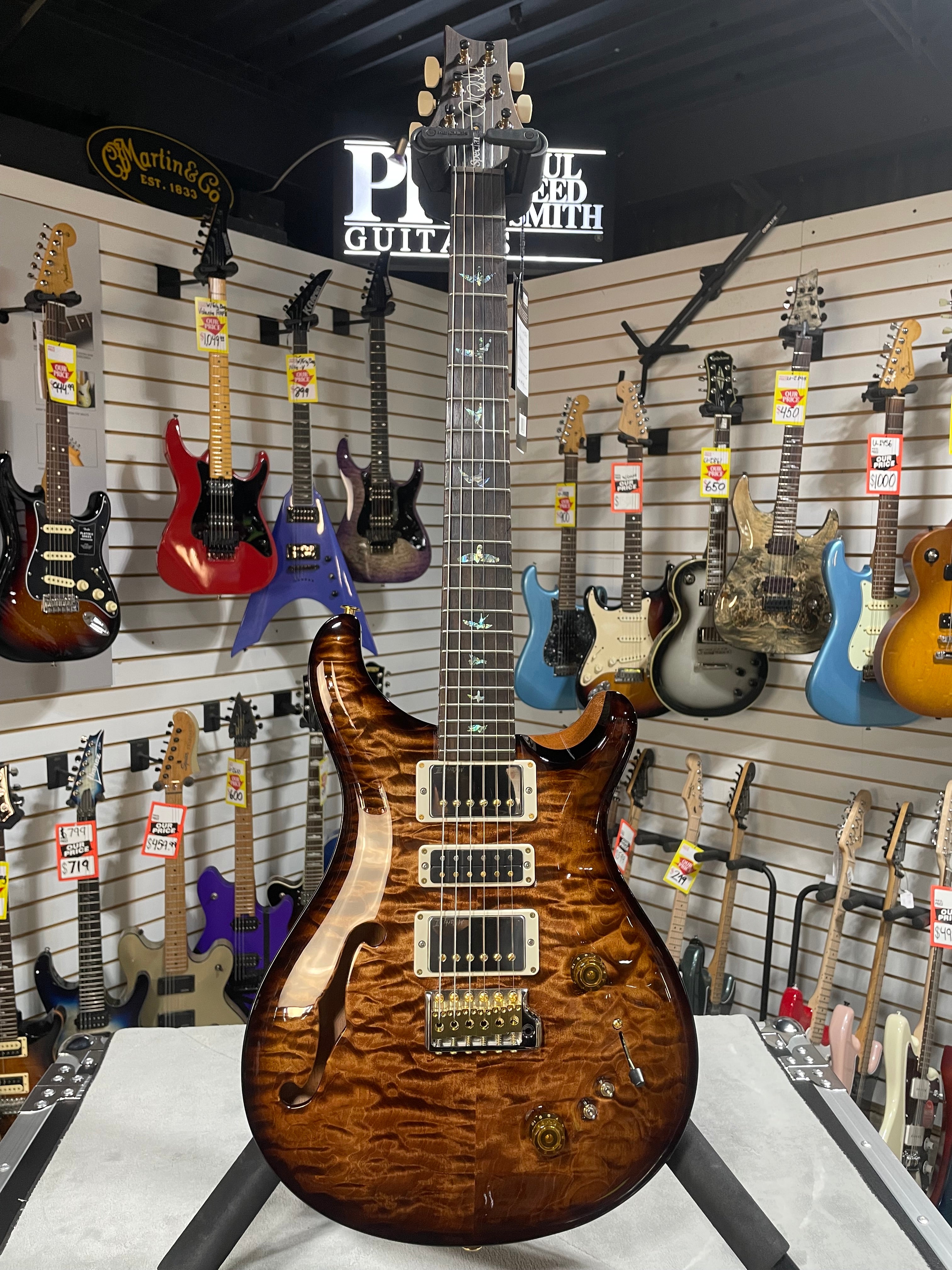 Wood Library Special 22 Semi Hollow - Custom Color Smokeburst #551 GET PLEK'D!