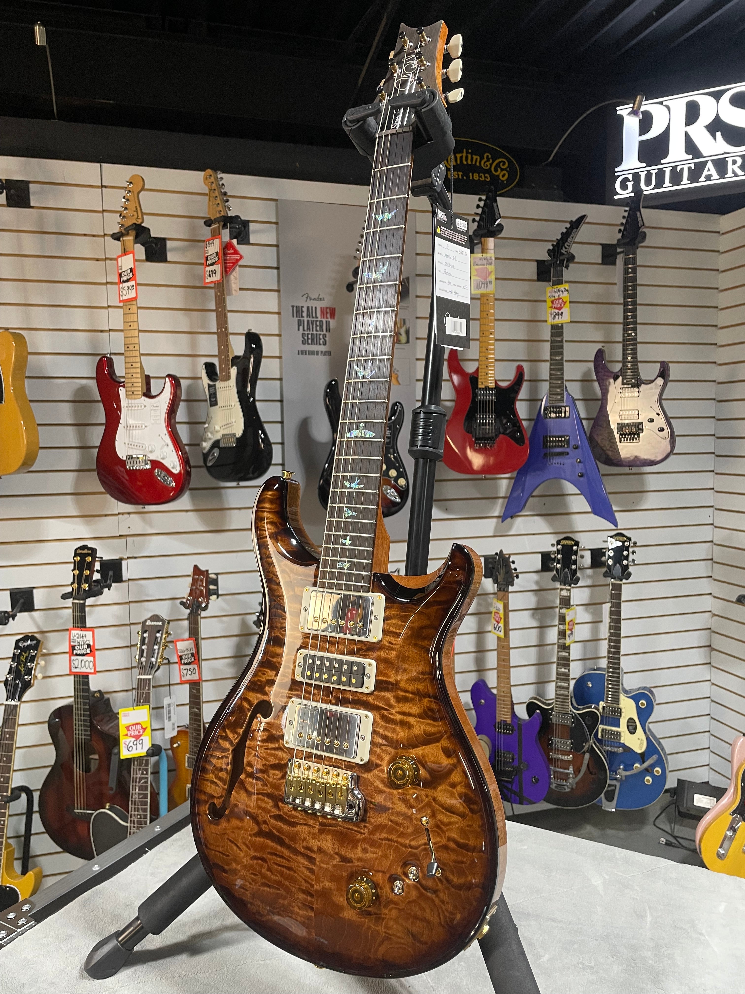 Wood Library Special 22 Semi Hollow - Custom Color Smokeburst #551 GET PLEK'D!