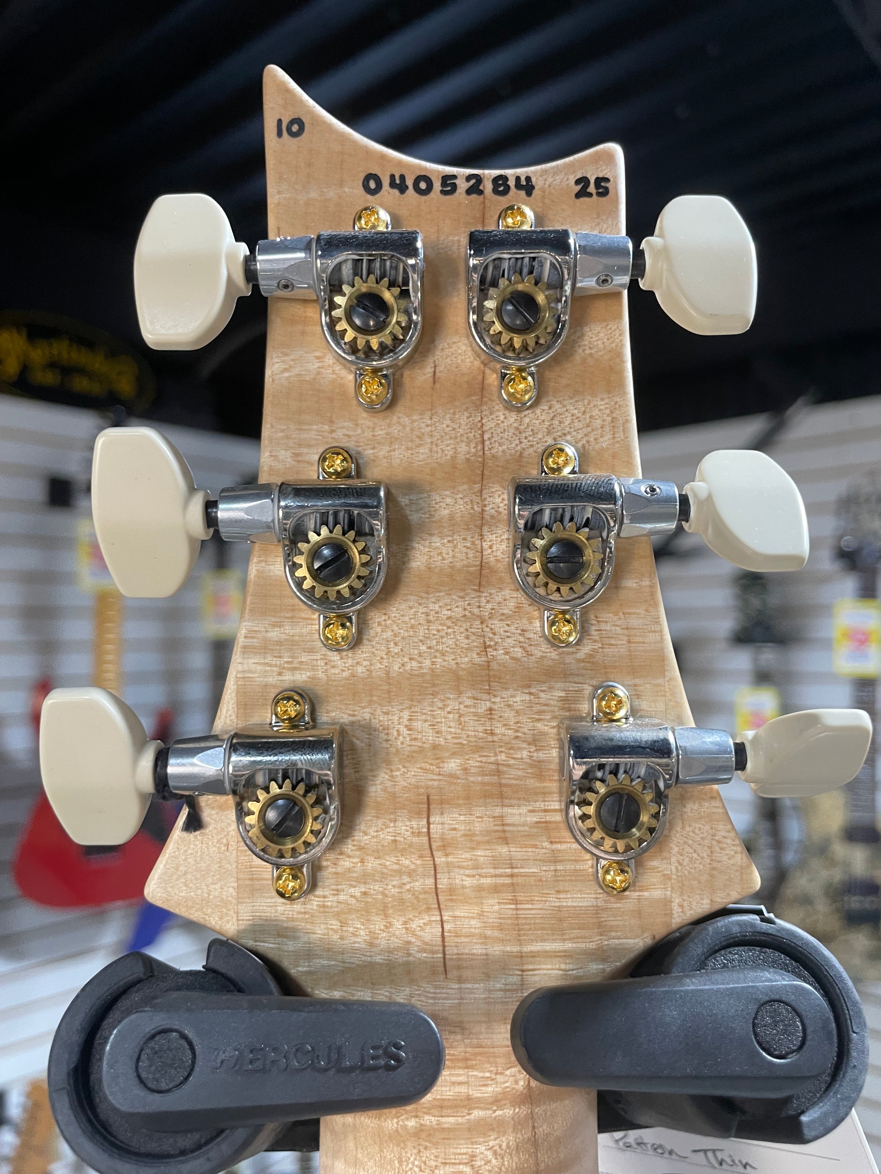 Wood Library Custom 24 Left Handed - Charcoal #284 GET PLEK'D!