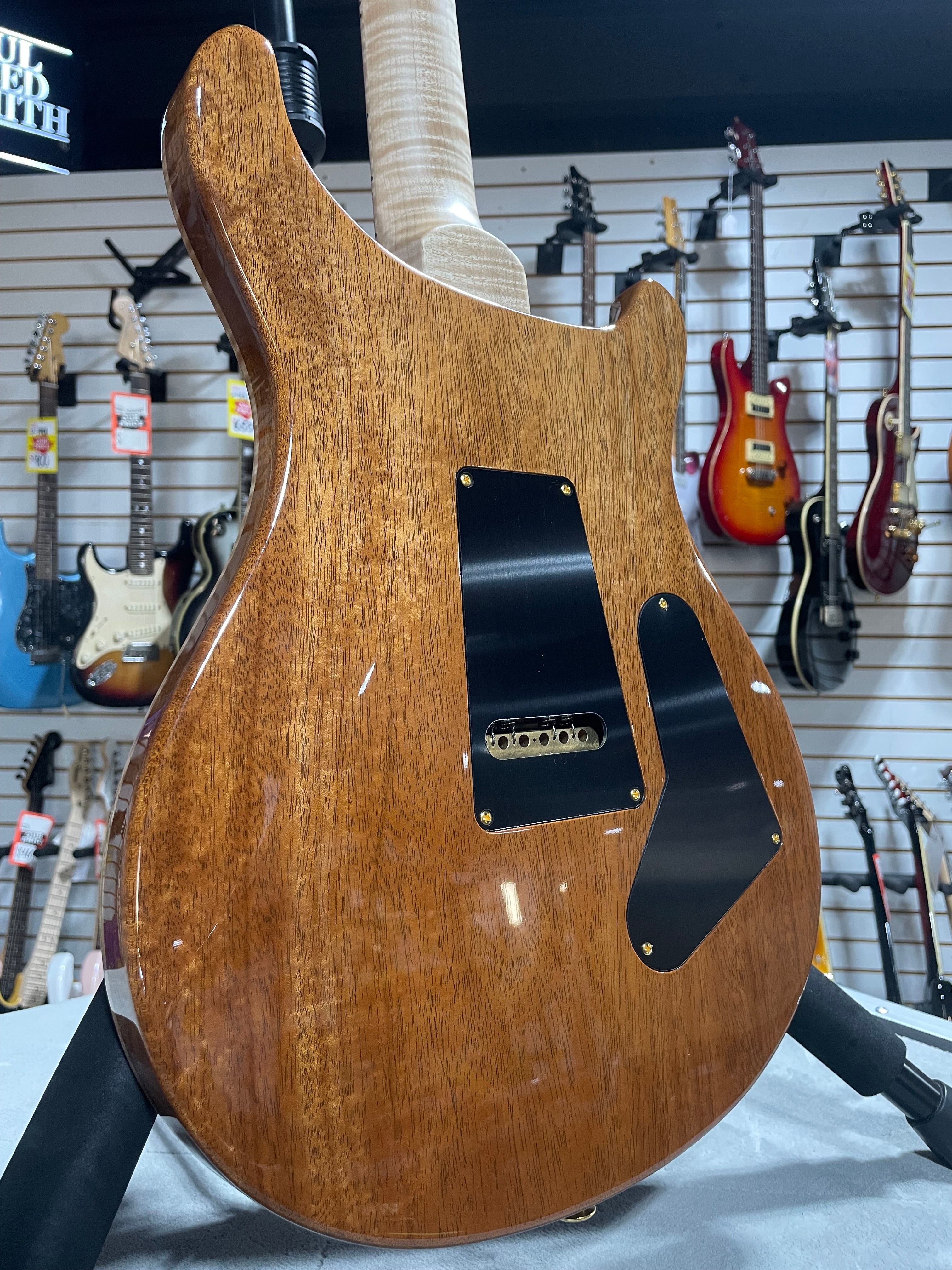 Wood Library Custom 24 Left Handed - Charcoal #284 GET PLEK'D!