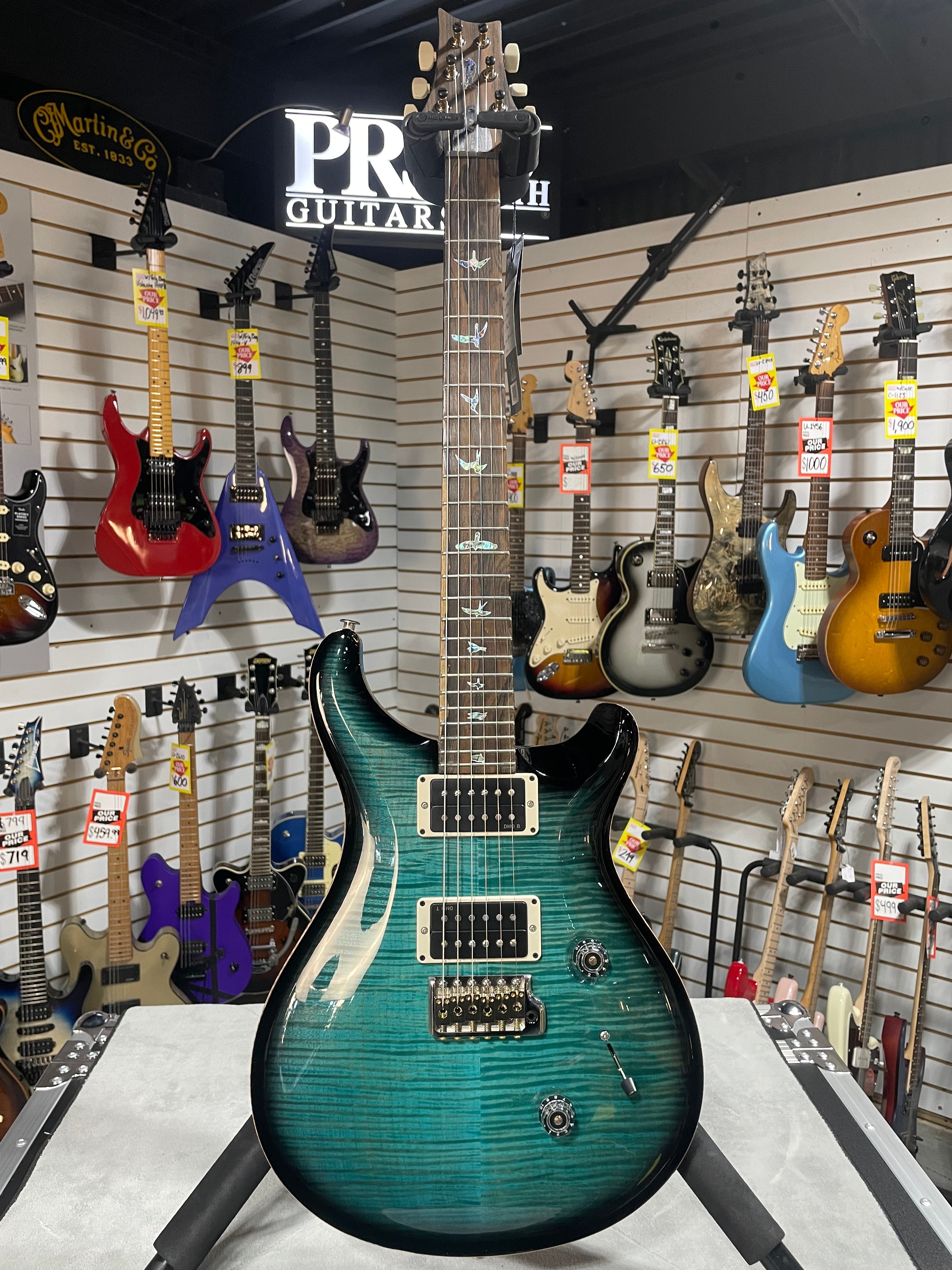 40th Anniversary Custom 24 Electric Guitar - Sub Zero #097 GET PLEK'D!