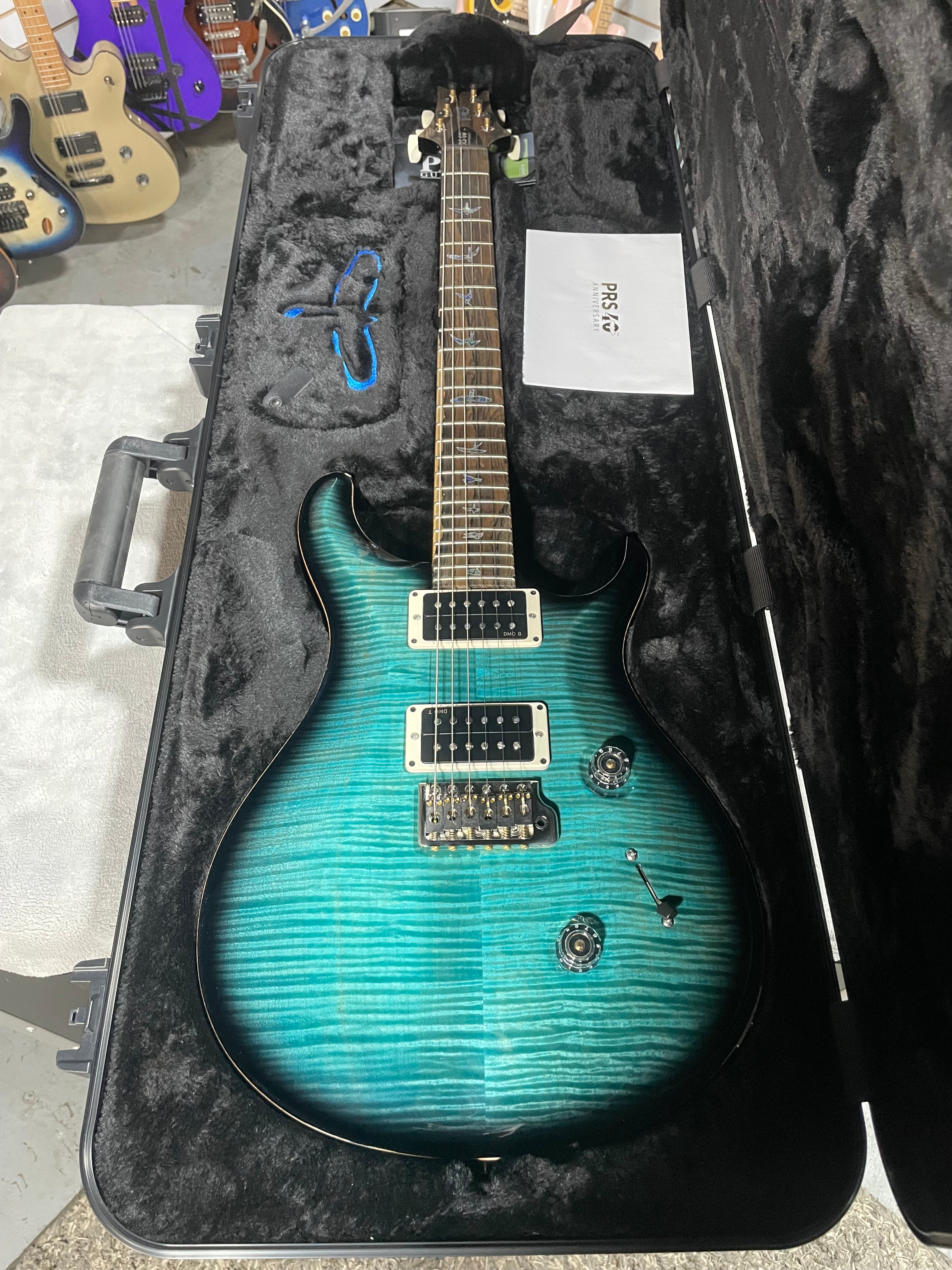 40th Anniversary Custom 24 Electric Guitar - Sub Zero #097 GET PLEK'D!