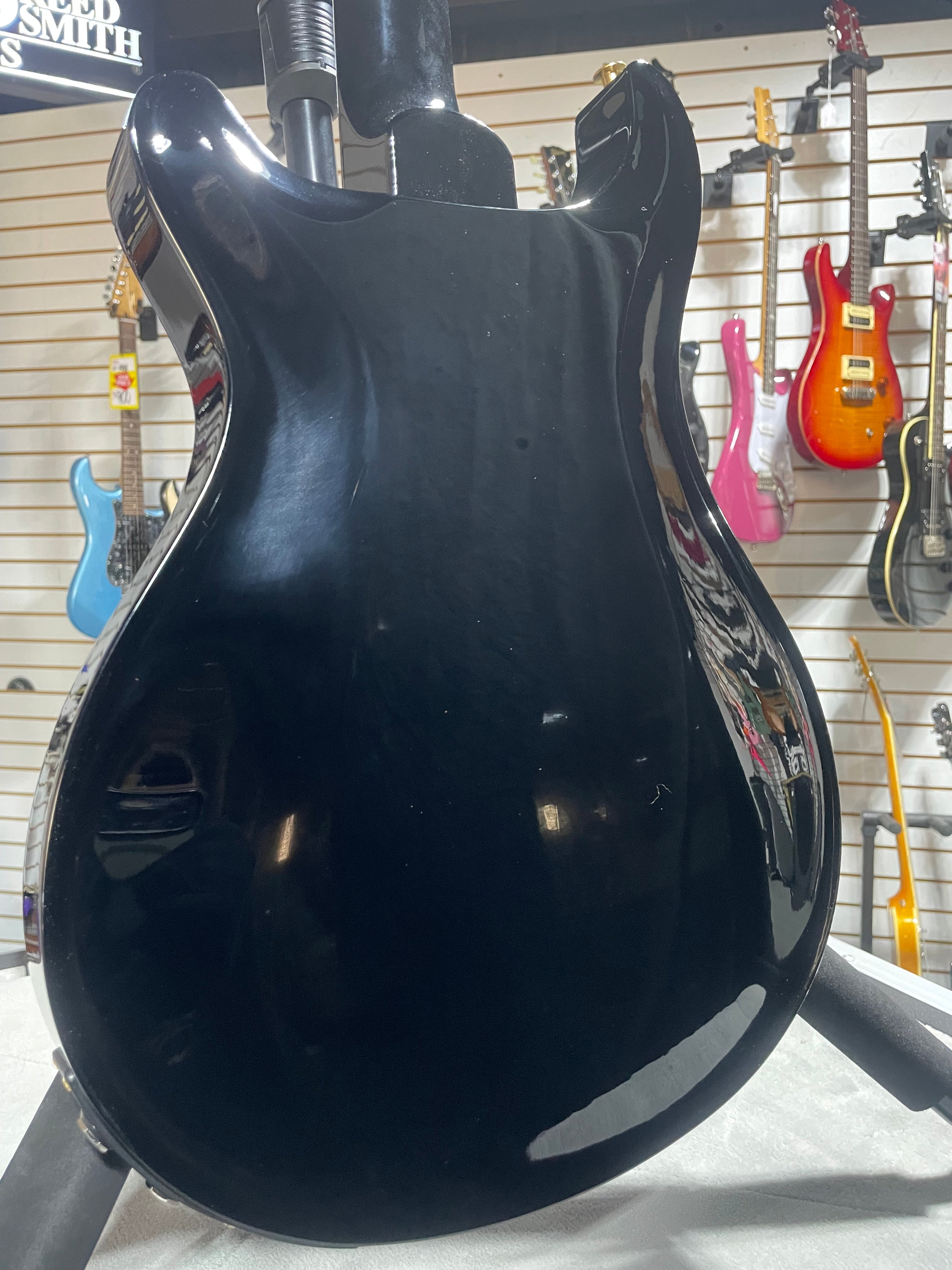 Hollowbody II Piezo Electric Guitar - Custom Color Piano Black #442 GET PLEK'D!