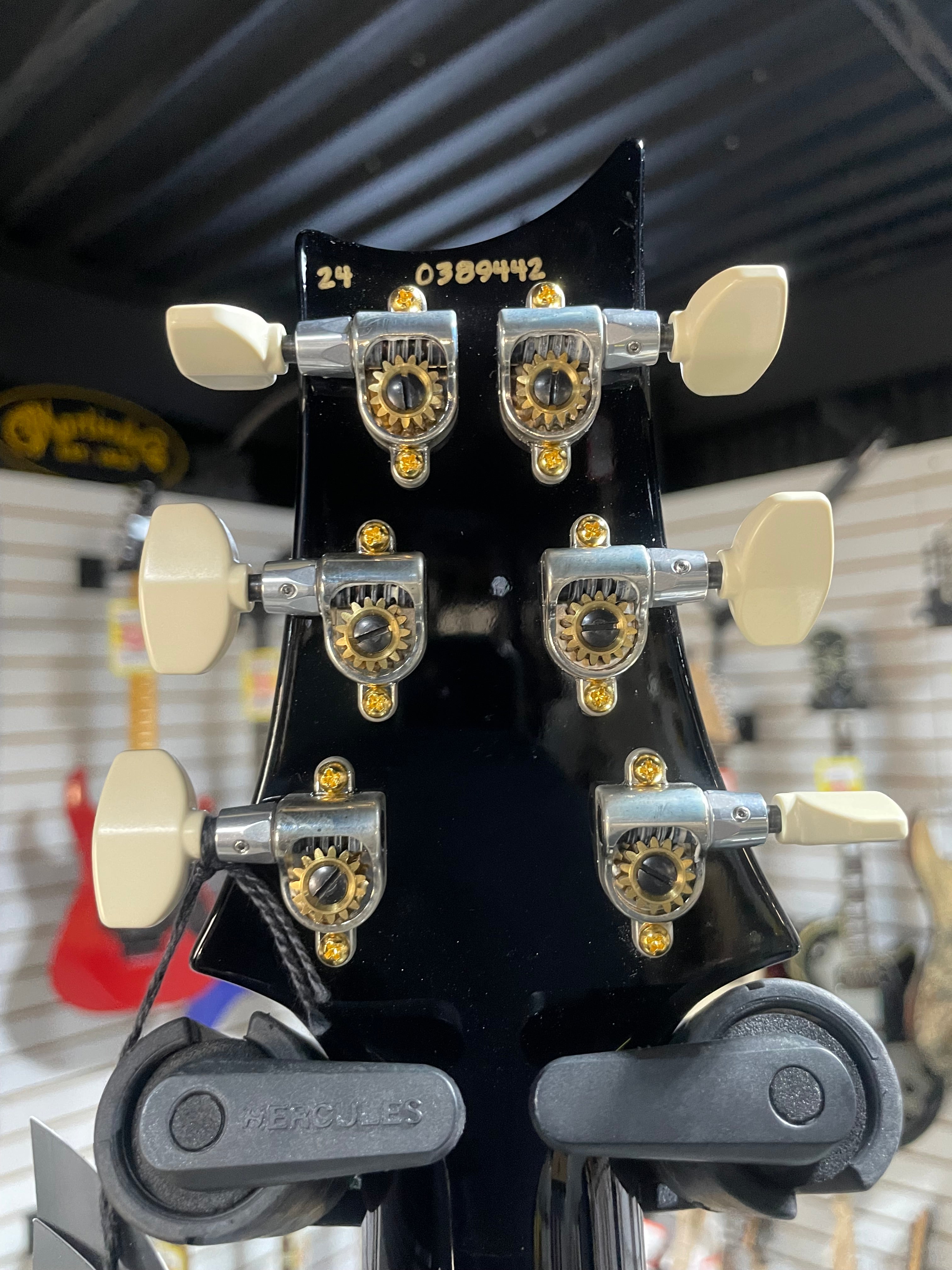 Hollowbody II Piezo Electric Guitar - Custom Color Piano Black #442 GET PLEK'D!