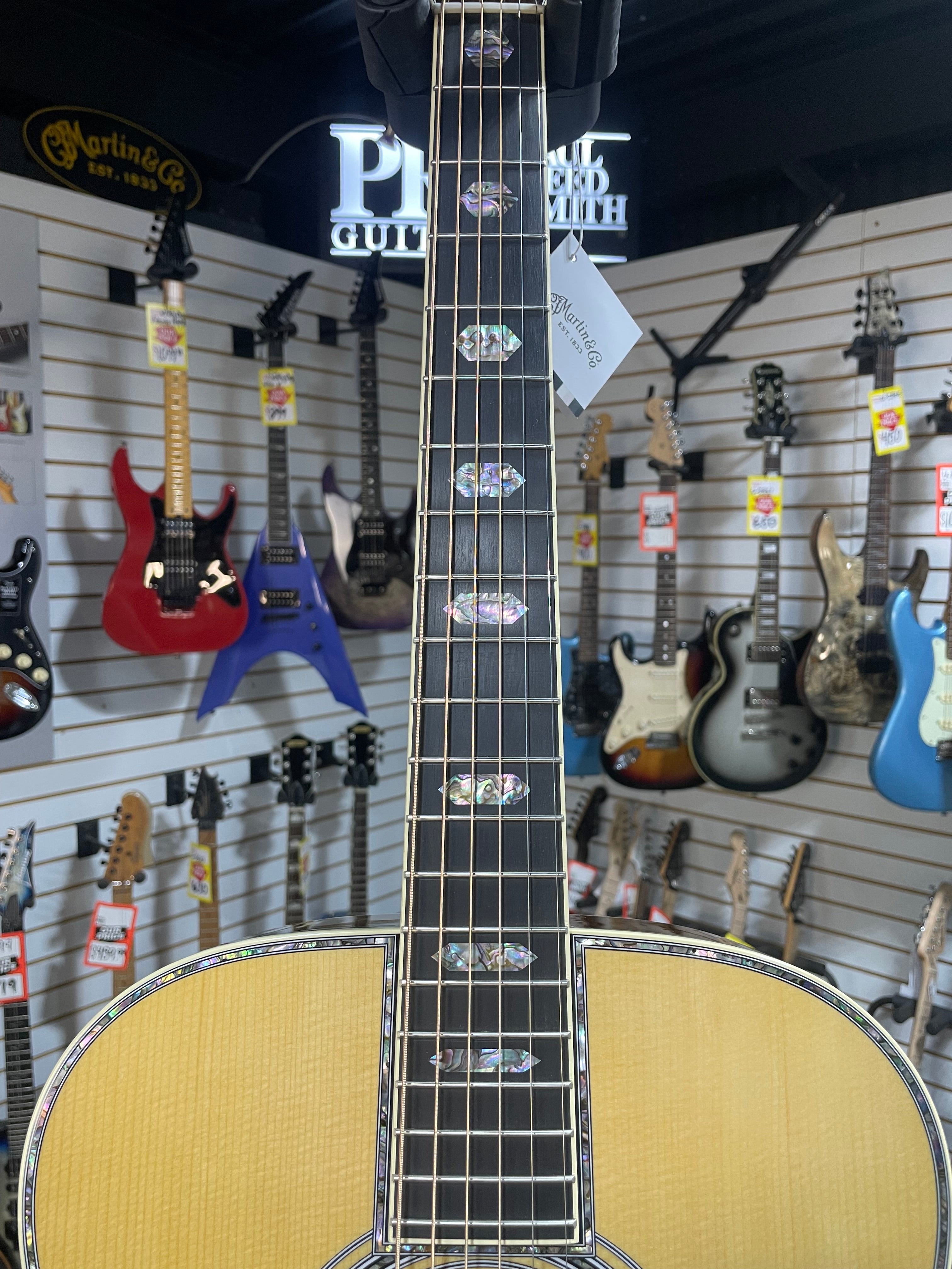 2025 Martin OM-45 Standard Series Acoustic Guitar- Natural w/ OHSC & PLEK*D #300