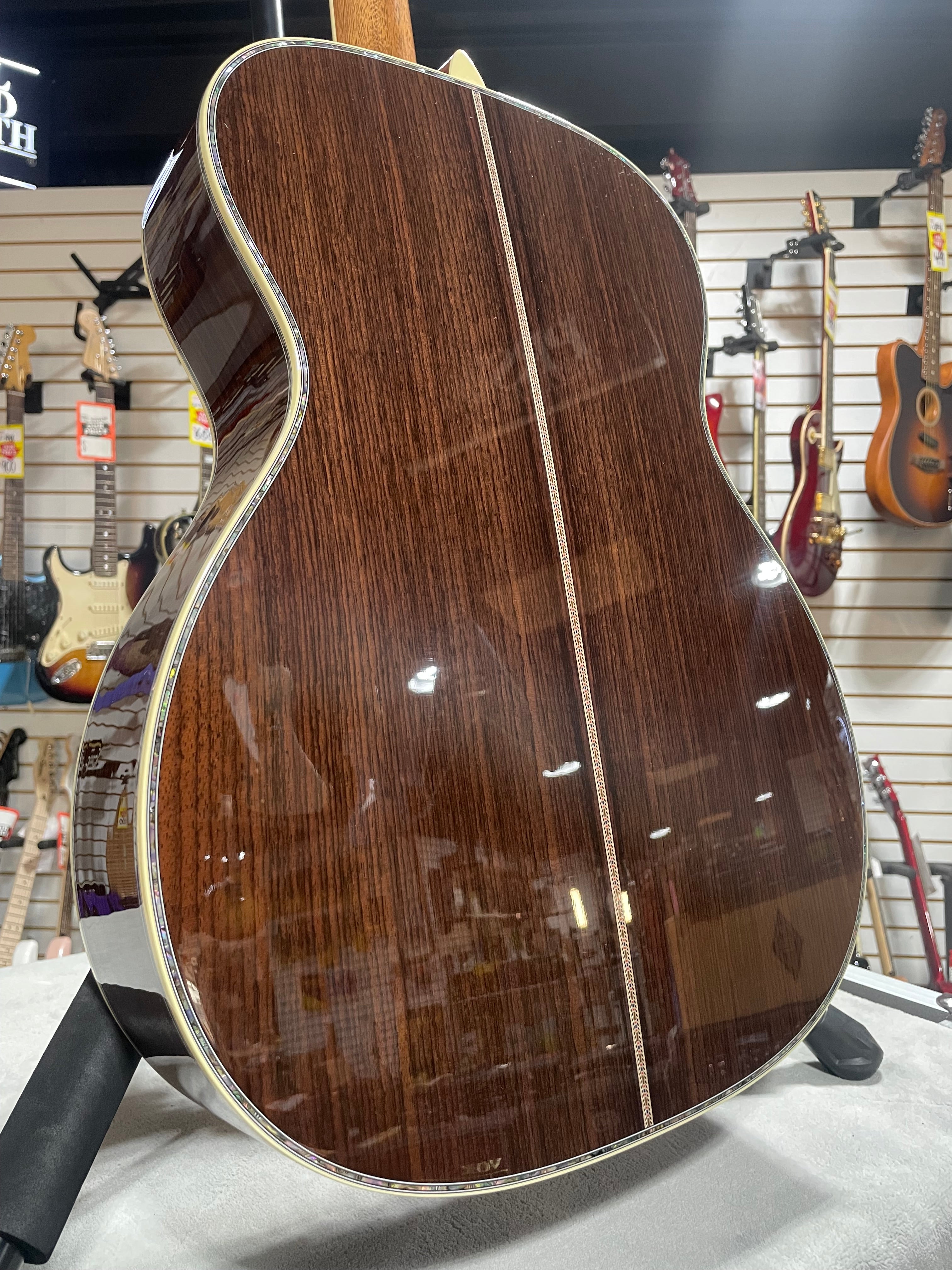 2025 Martin OM-45 Standard Series Acoustic Guitar- Natural w/ OHSC & PLEK*D #300