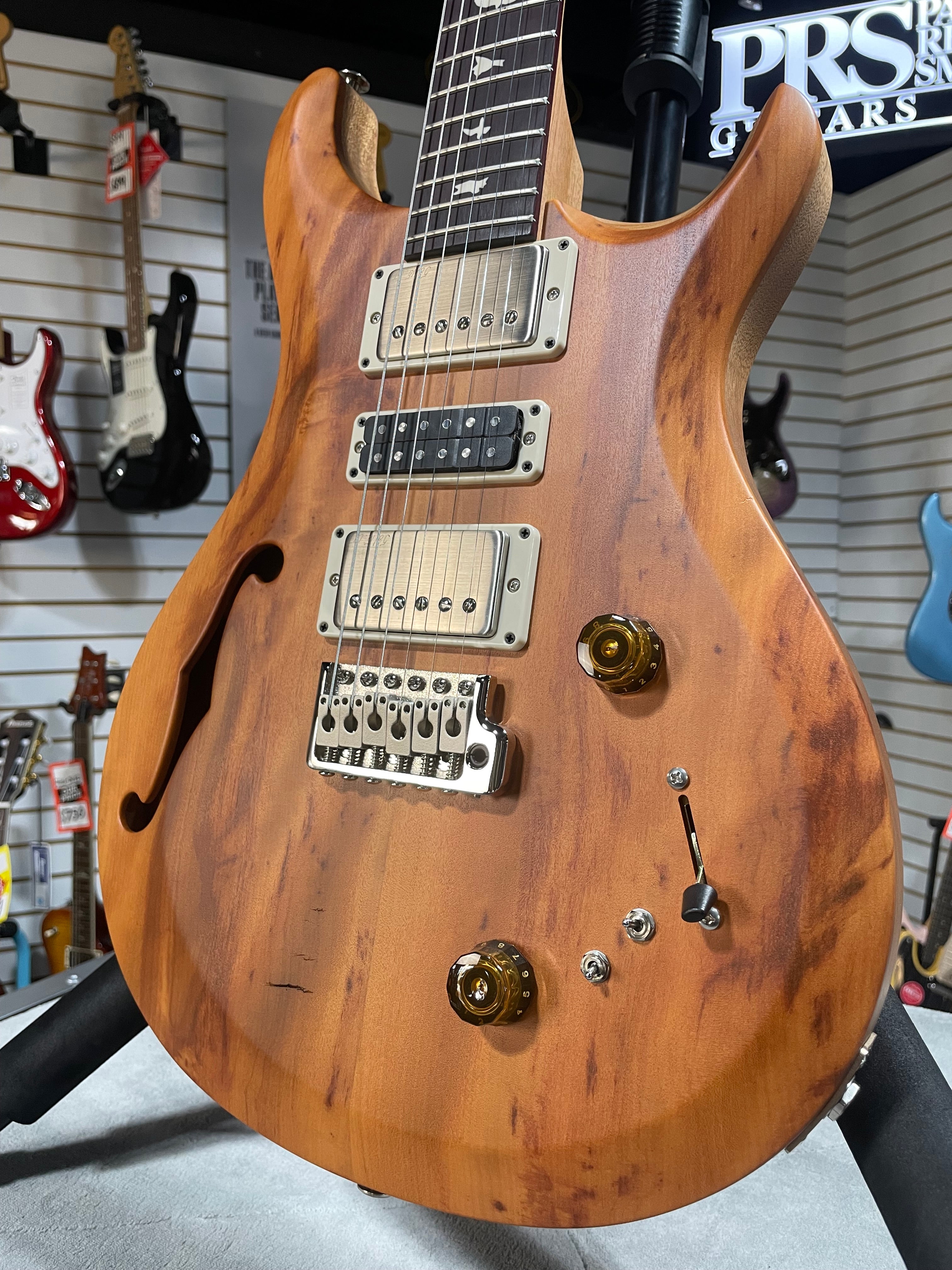 PRS S2 Special Semi-Hollow Reclaimed Limited Edition 2025 - Natural w/Gig Bag & PLEK*D #712