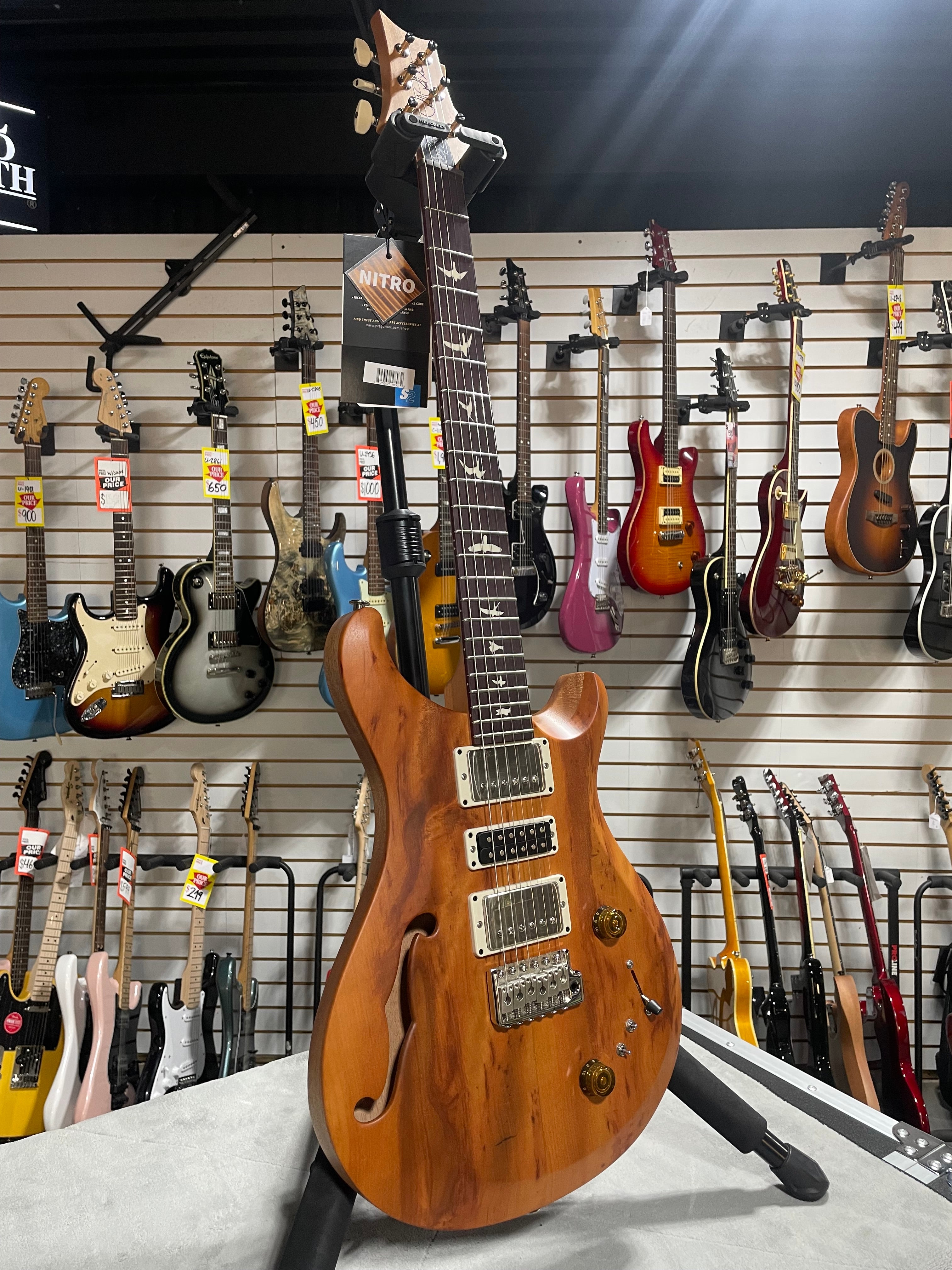 PRS S2 Special Semi-Hollow Reclaimed Limited Edition 2025 - Natural w/Gig Bag & PLEK*D #712