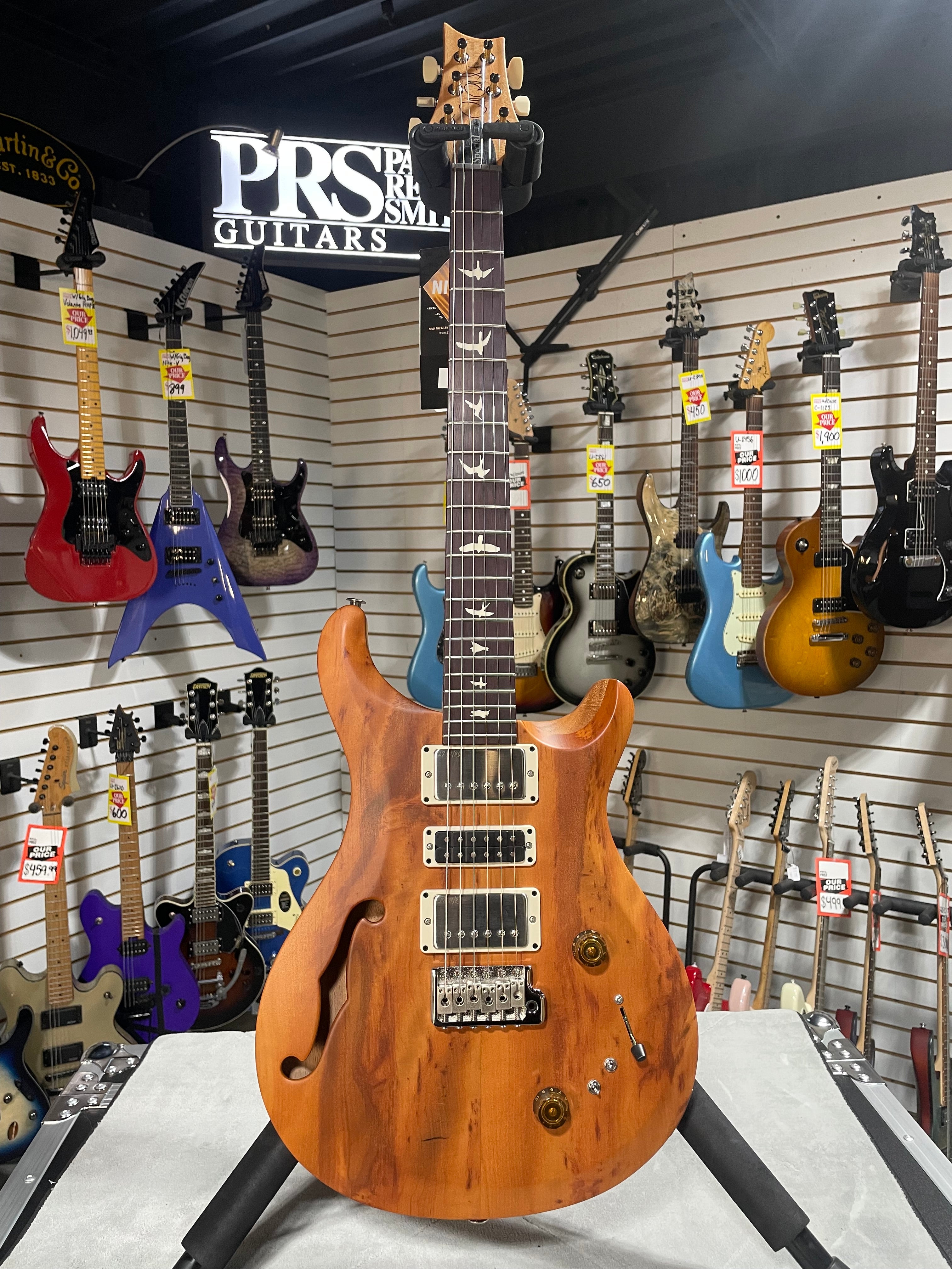 PRS S2 Special Semi-Hollow Reclaimed Limited Edition 2025 - Natural w/Gig Bag & PLEK*D #712