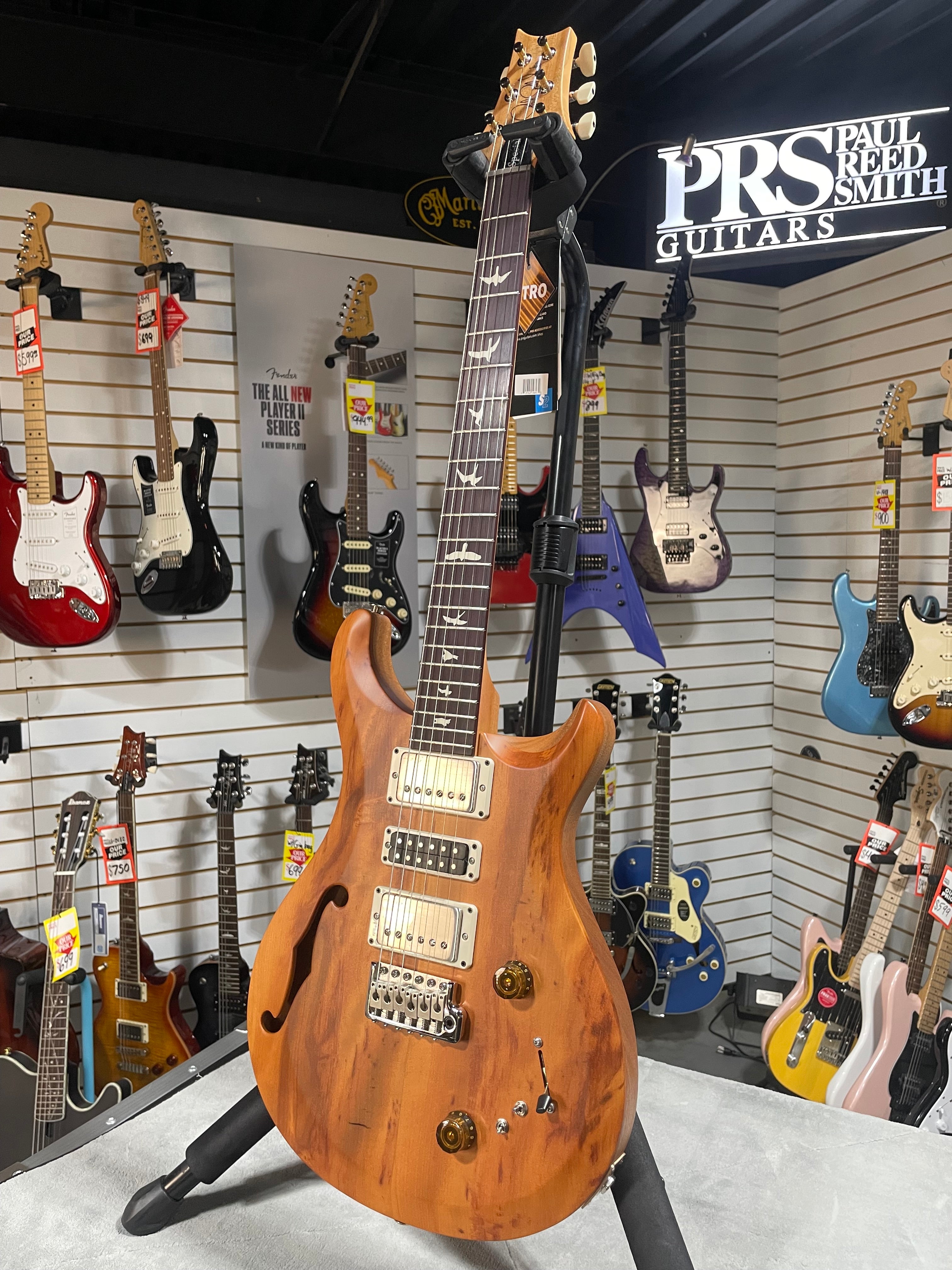 PRS S2 Special Semi-Hollow Reclaimed Limited Edition 2025 - Natural w/Gig Bag & PLEK*D #712