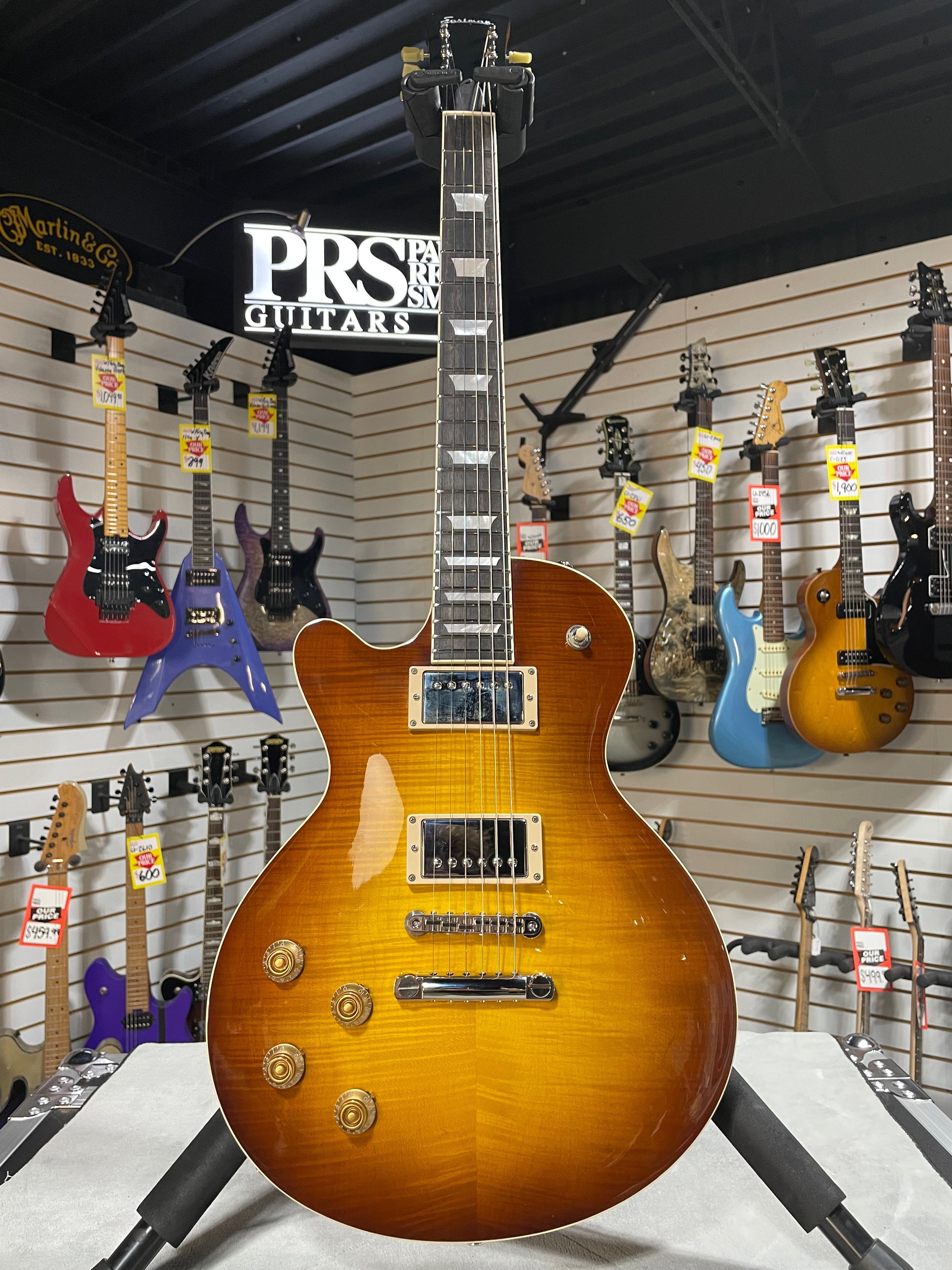 Eastman SB59L Left Handed Electric Guitar 2025 - Goldburst w/OHSC & PLEK*D #753