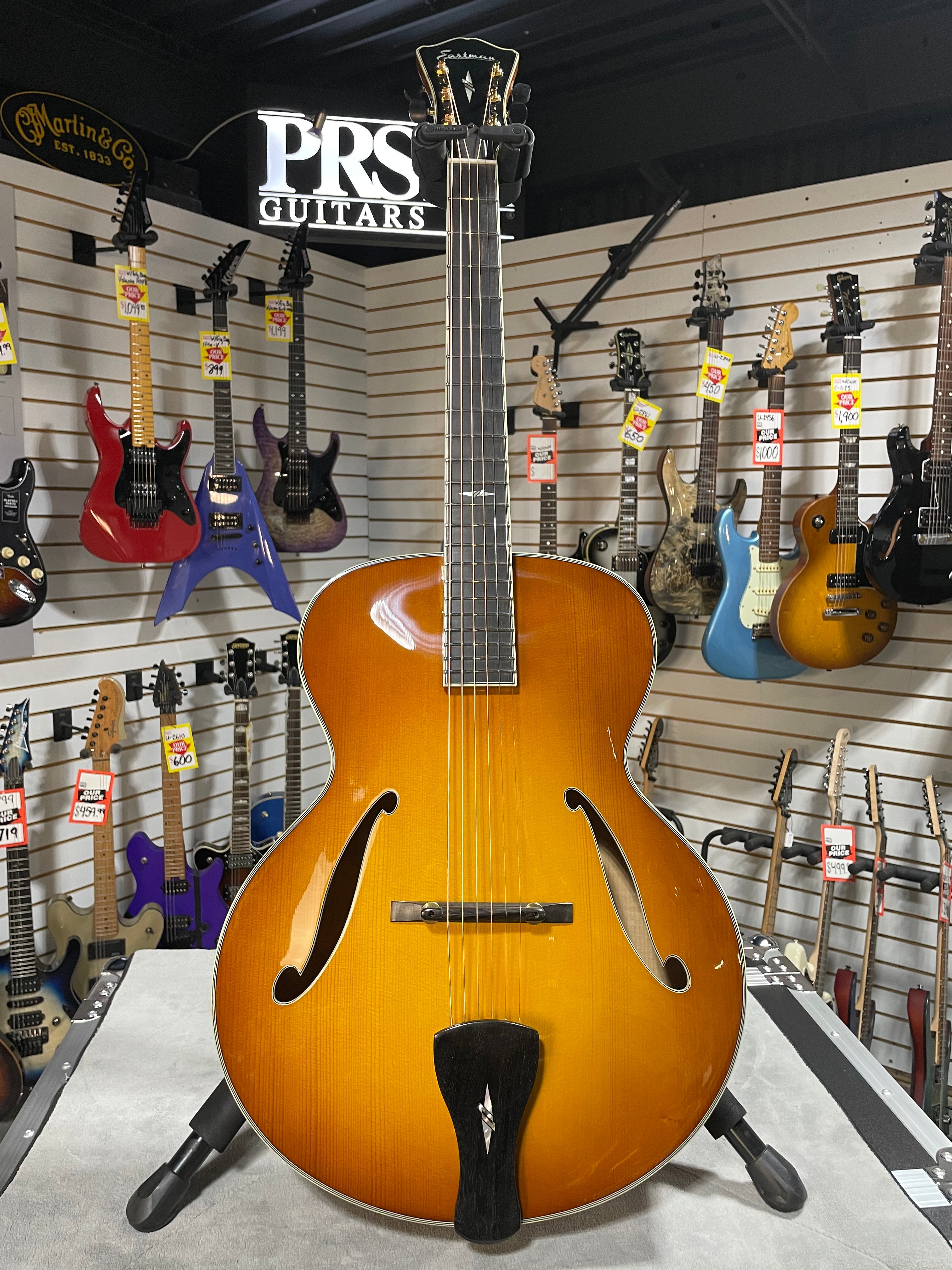 Eastman AR805-GB Archtop Guitar 2025 - Goldburst w/OHSC & PLEK*D #186