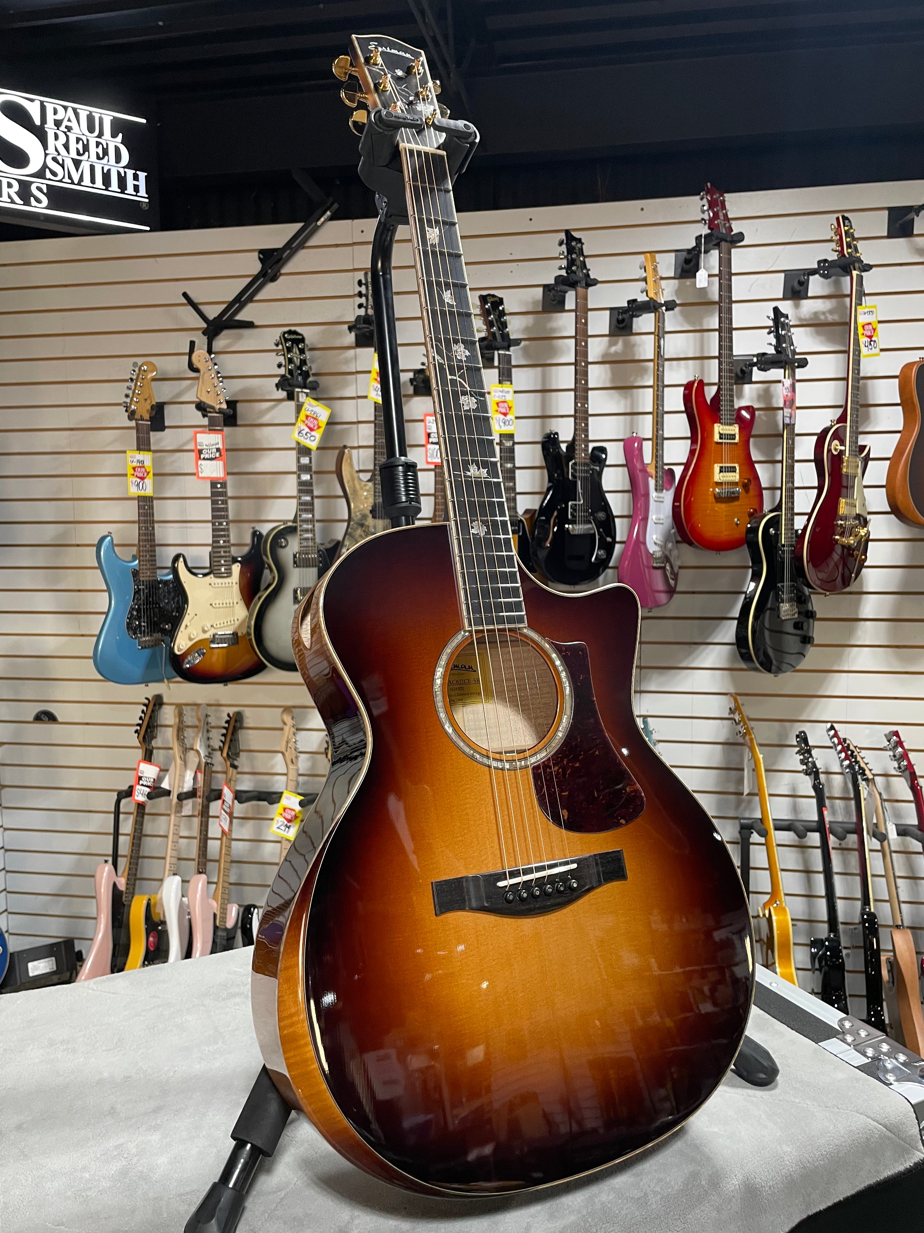Eastman AC622CE-SB Acoustic Guitar 2025 - Sunburst w/OHSC & PLEK*D #571