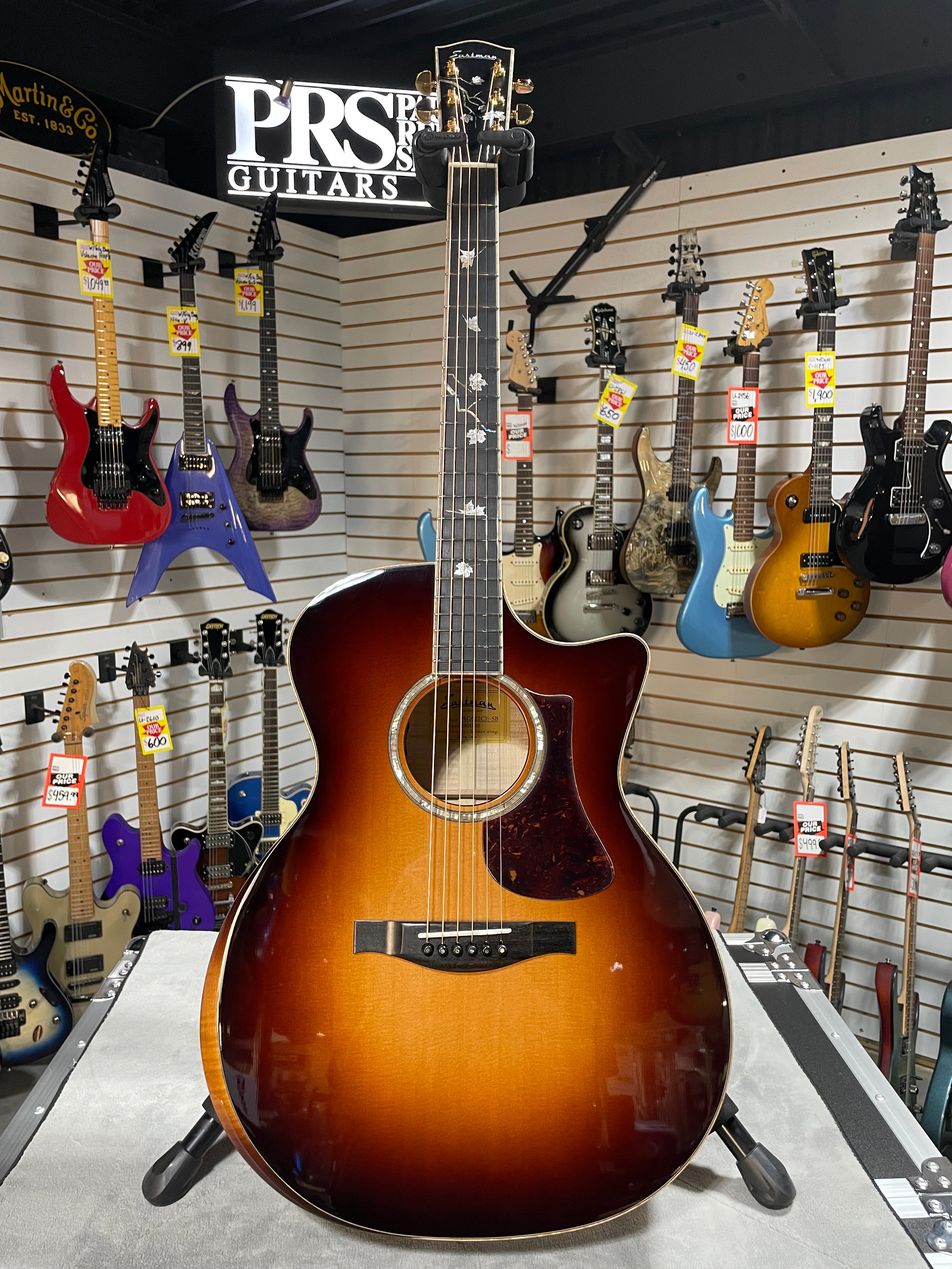 Eastman AC622CE-SB Acoustic Guitar 2025 - Sunburst w/OHSC & PLEK*D #571