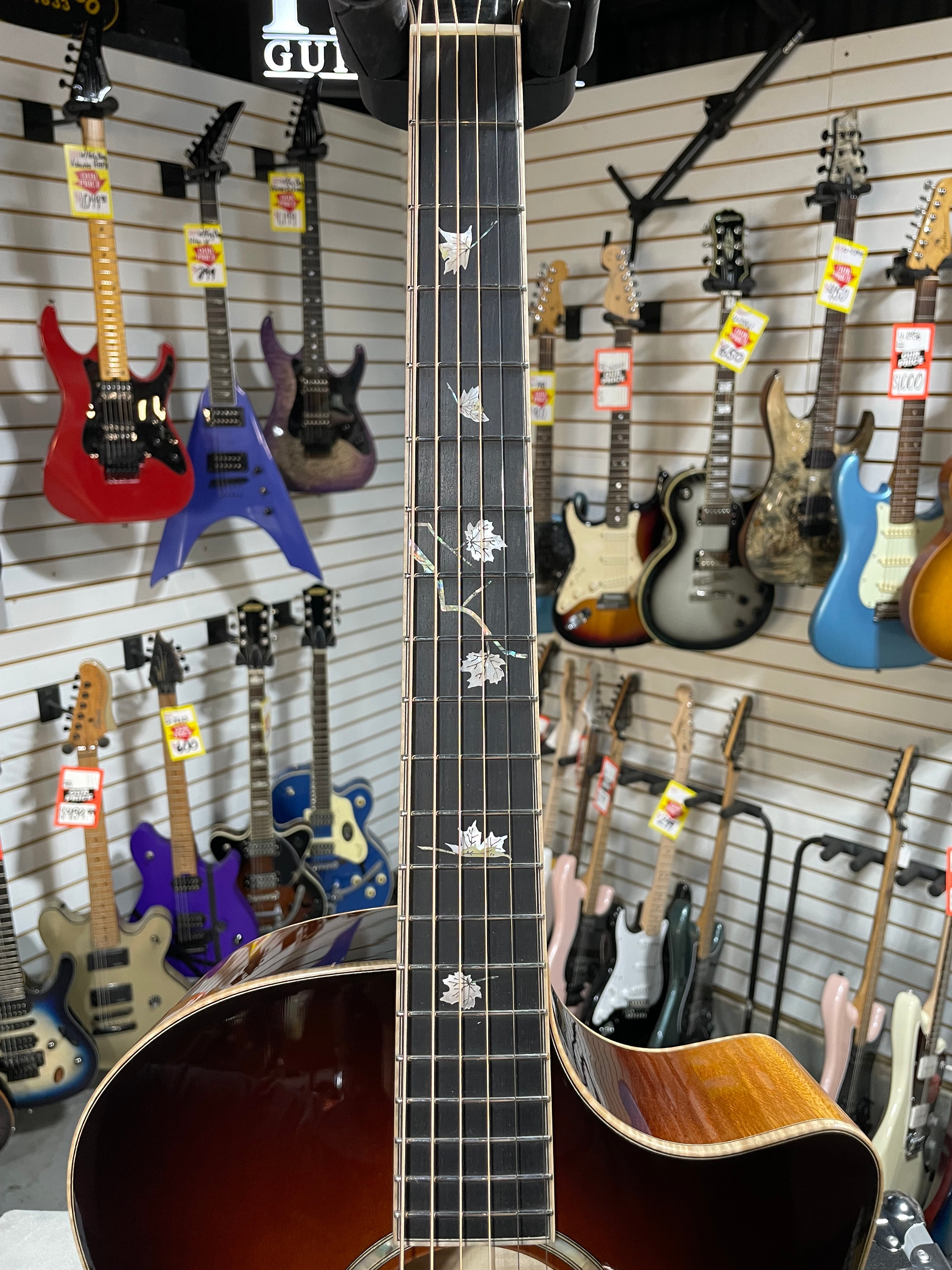 Eastman AC622CE-SB Acoustic Guitar 2025 - Sunburst w/OHSC & PLEK*D #571