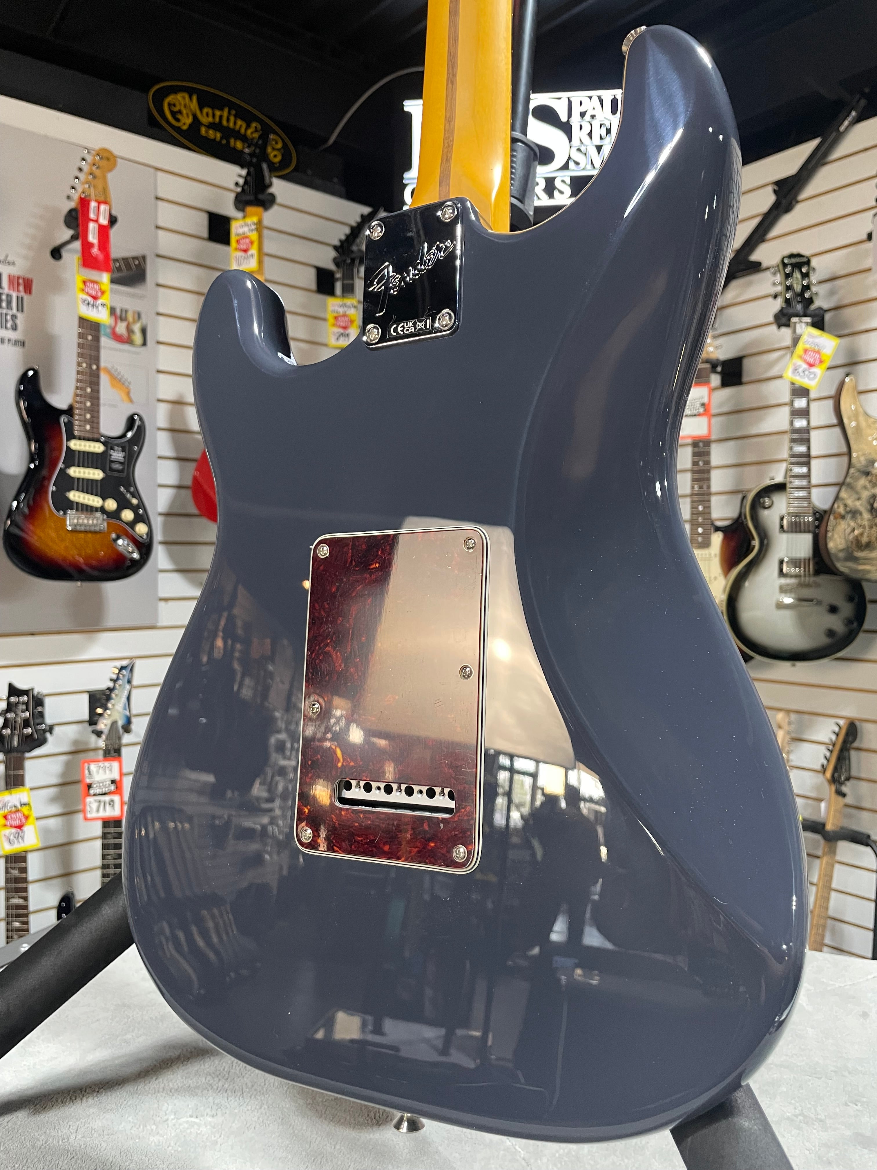 Fender American Professional Classic Stratocaster - Faded Black w/ Gig Bag & PLEK*D #669